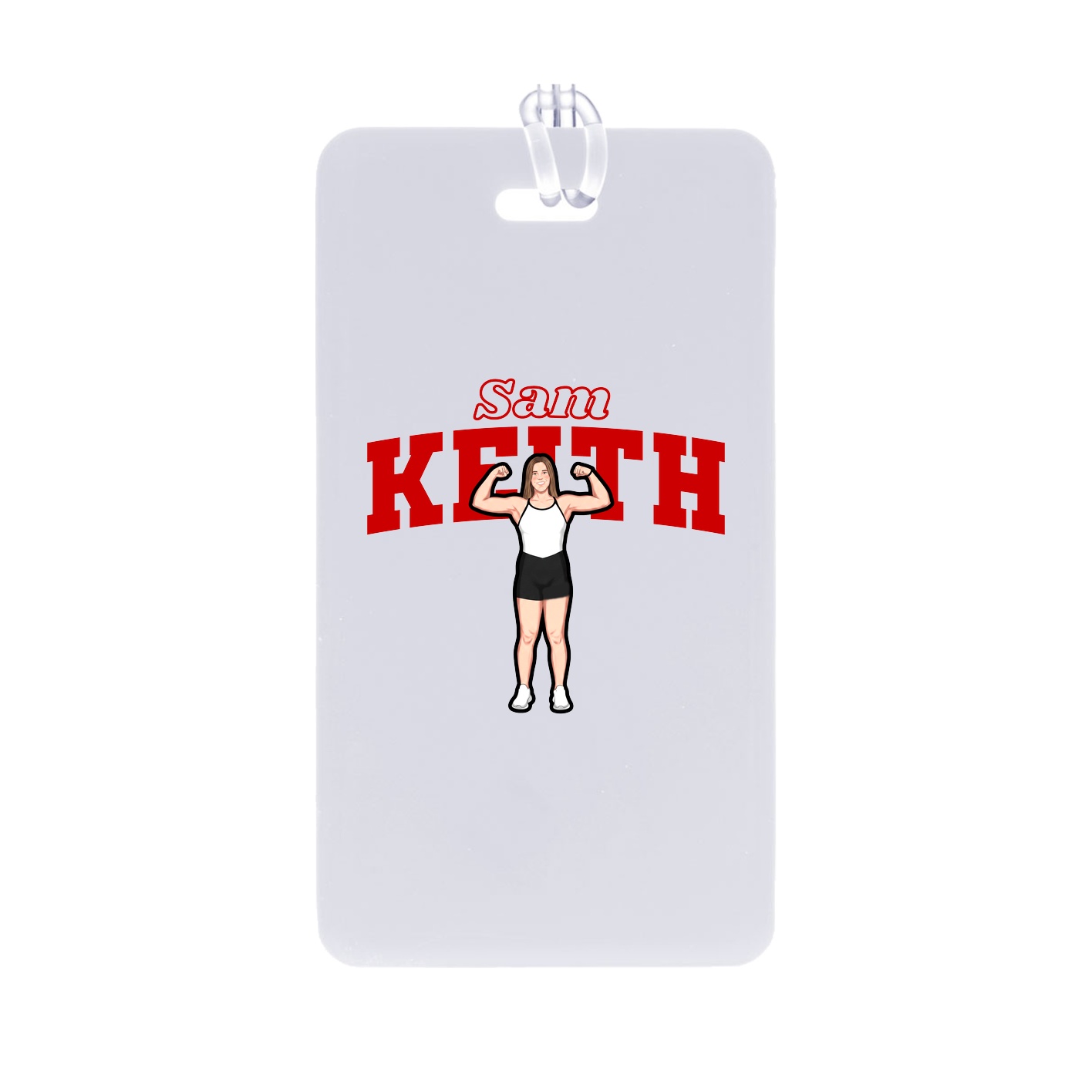 Bag Tag — Name Arch in Classic
