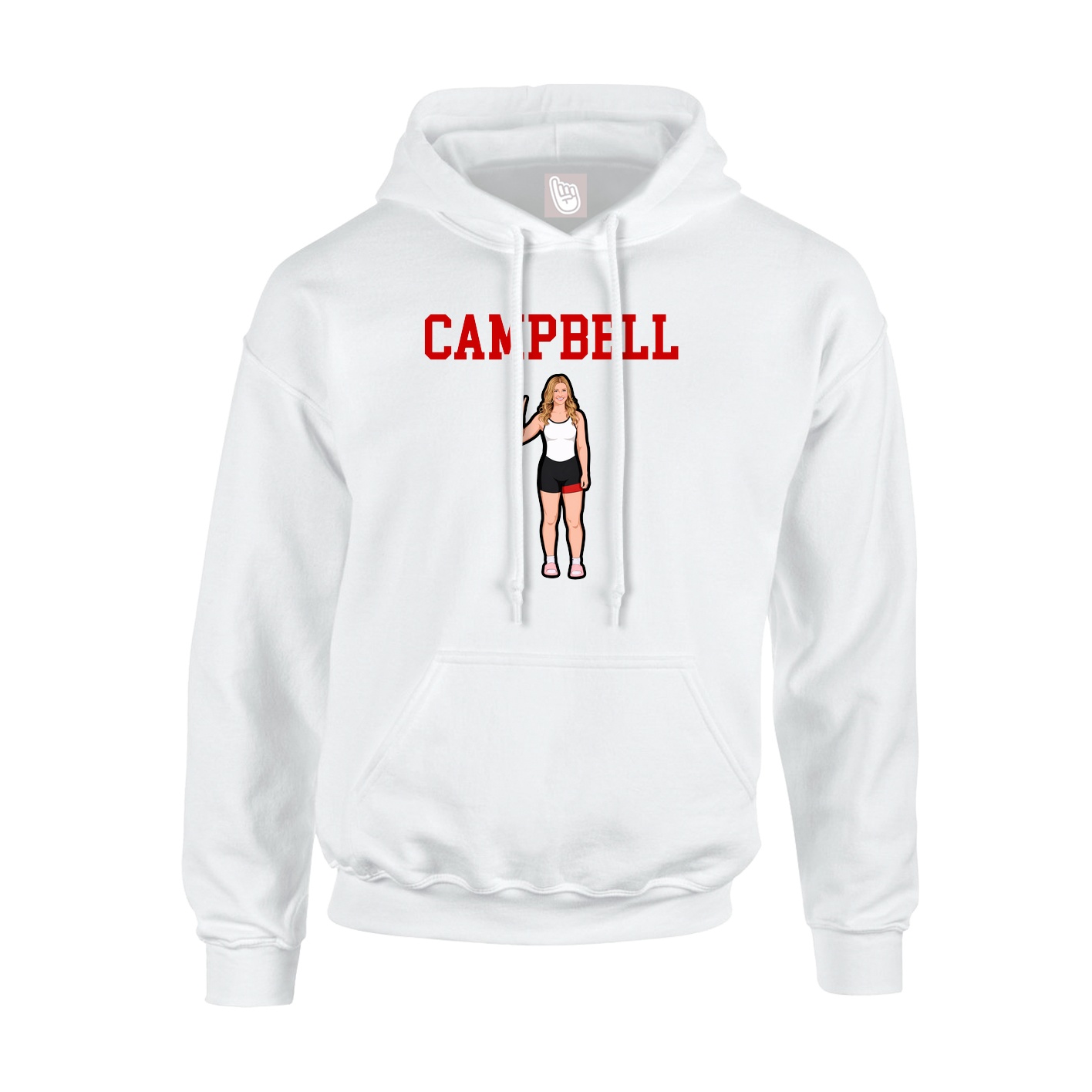 Youth Hoodie — Shirsey in White