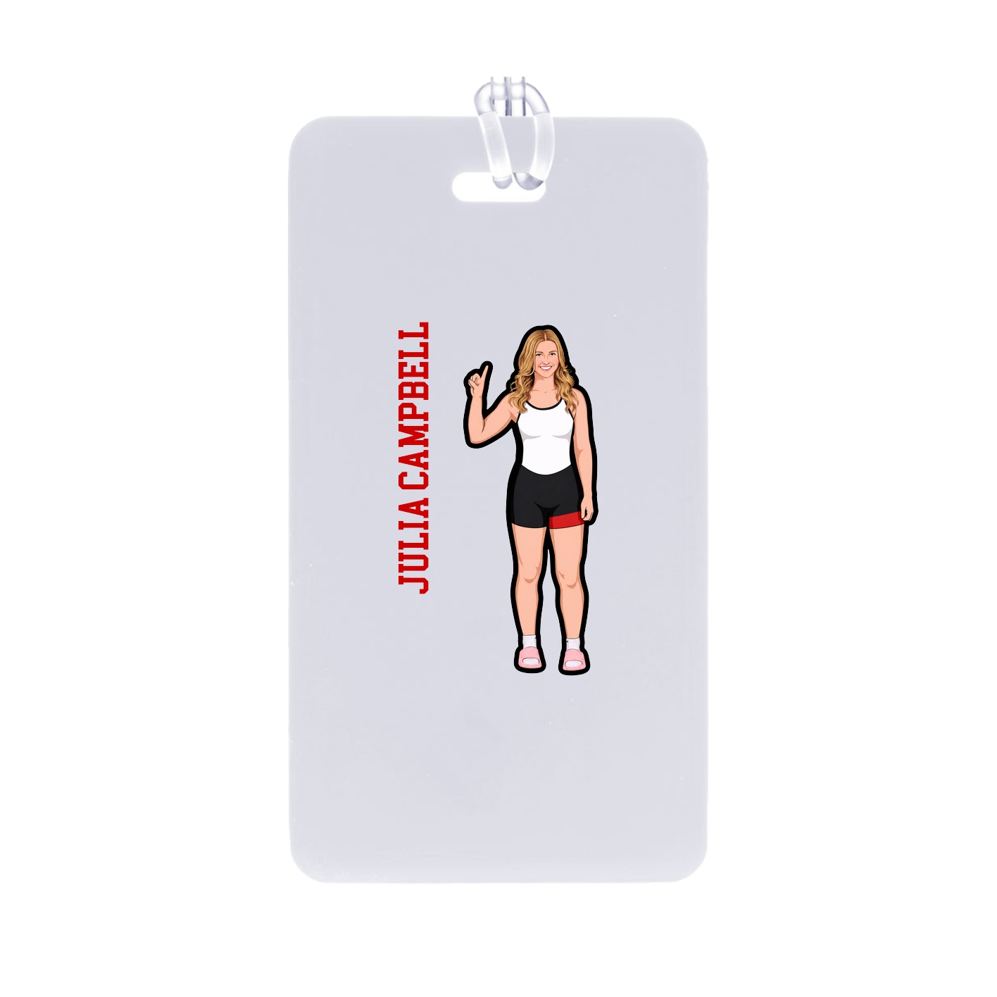 Bag Tag — Name Vertical in Classic