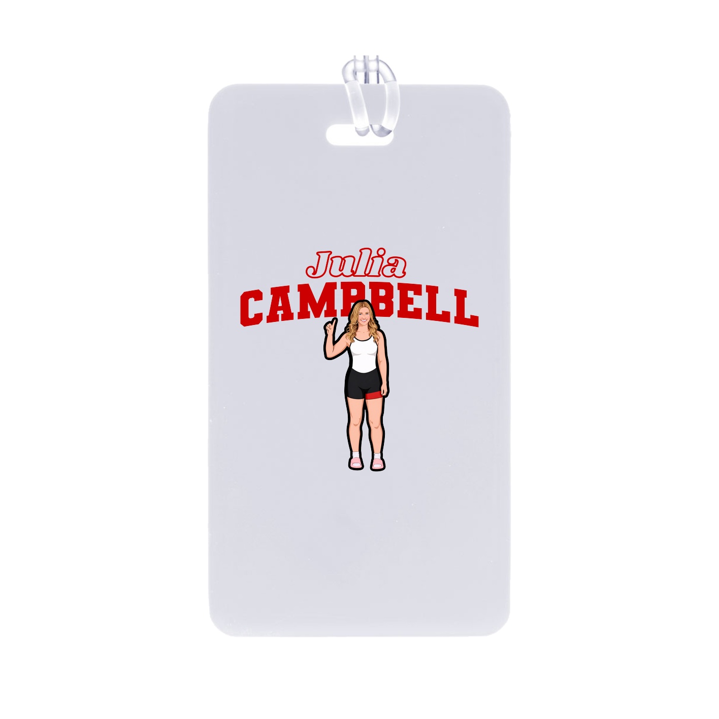 Bag Tag — Name Arch in Classic