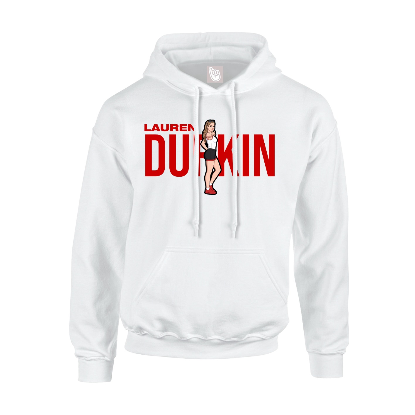 Hoodie — Player Name in White