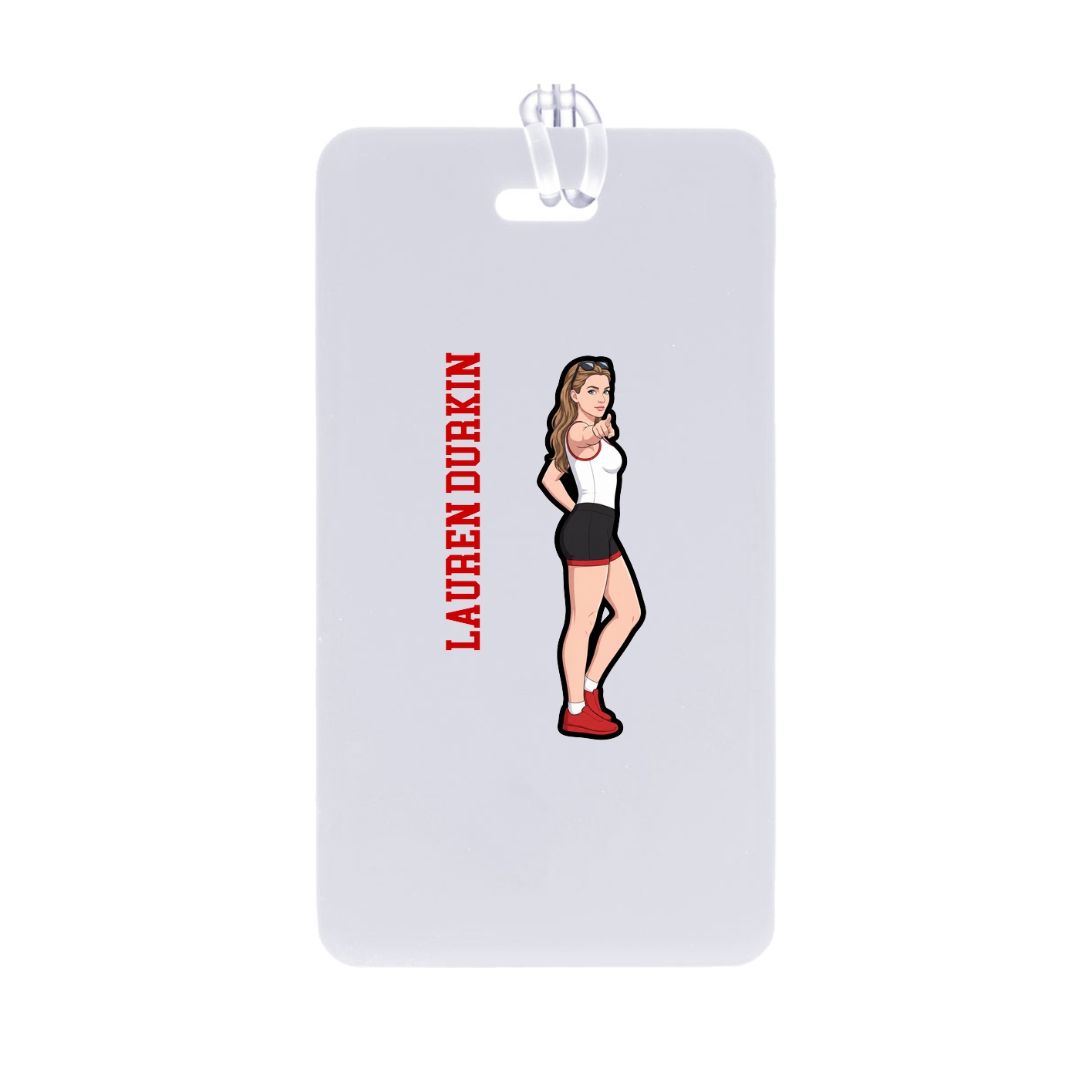 Bag Tag — Name Vertical in Classic