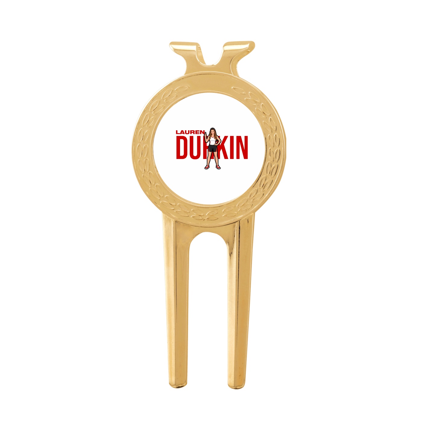 Divot Tool with Ball Marker — Player Name in Classic