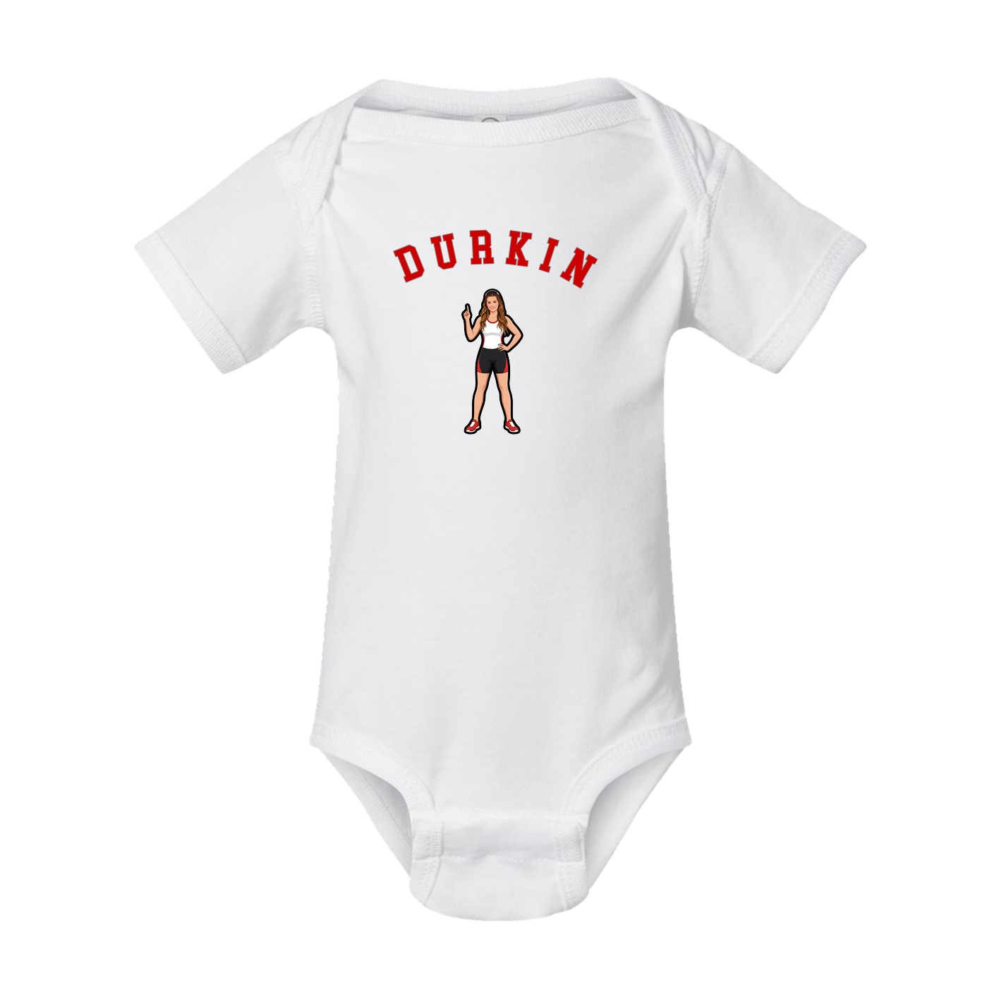 Baby Onesie — Shirsey Arch in White