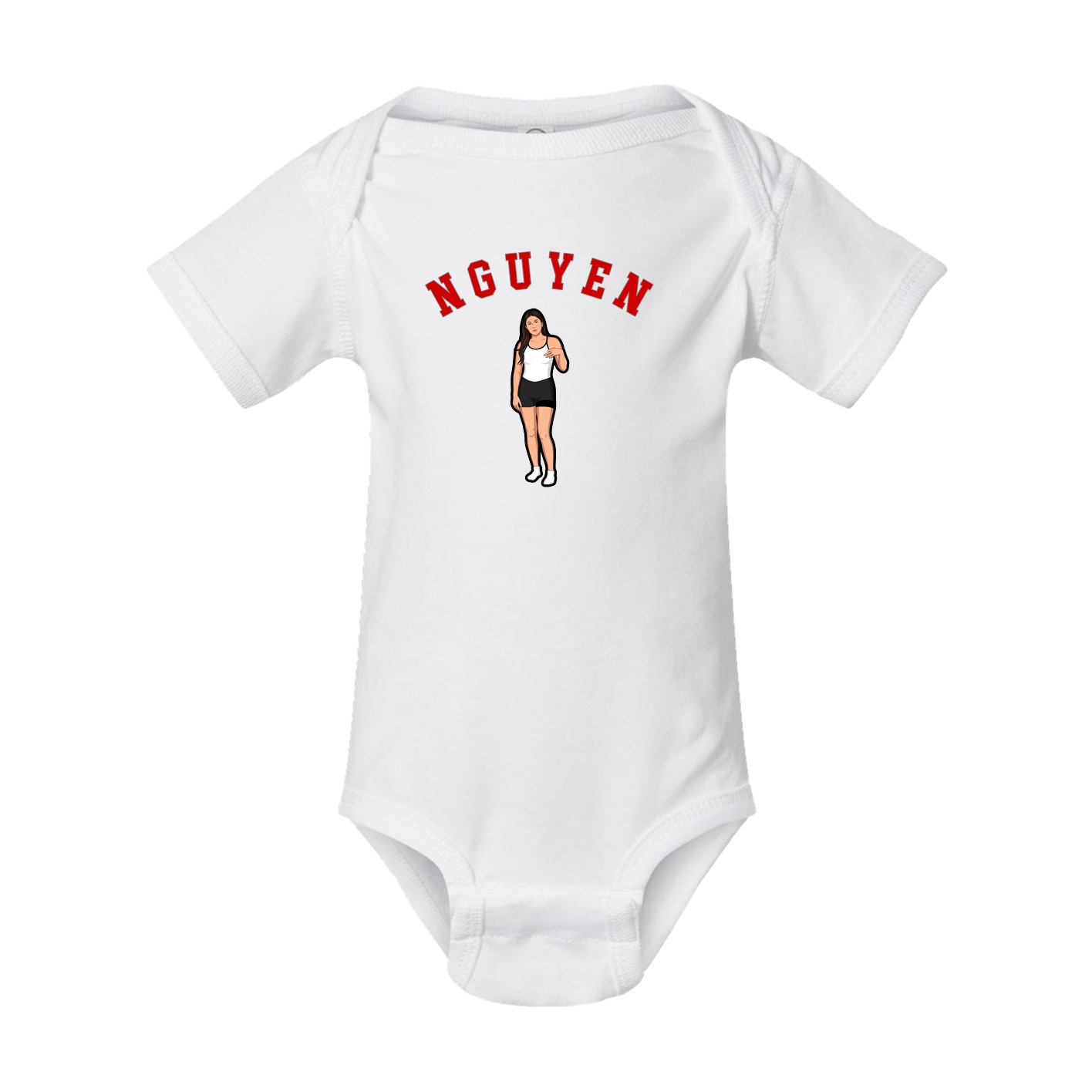 Baby Onesie — Shirsey Arch in White