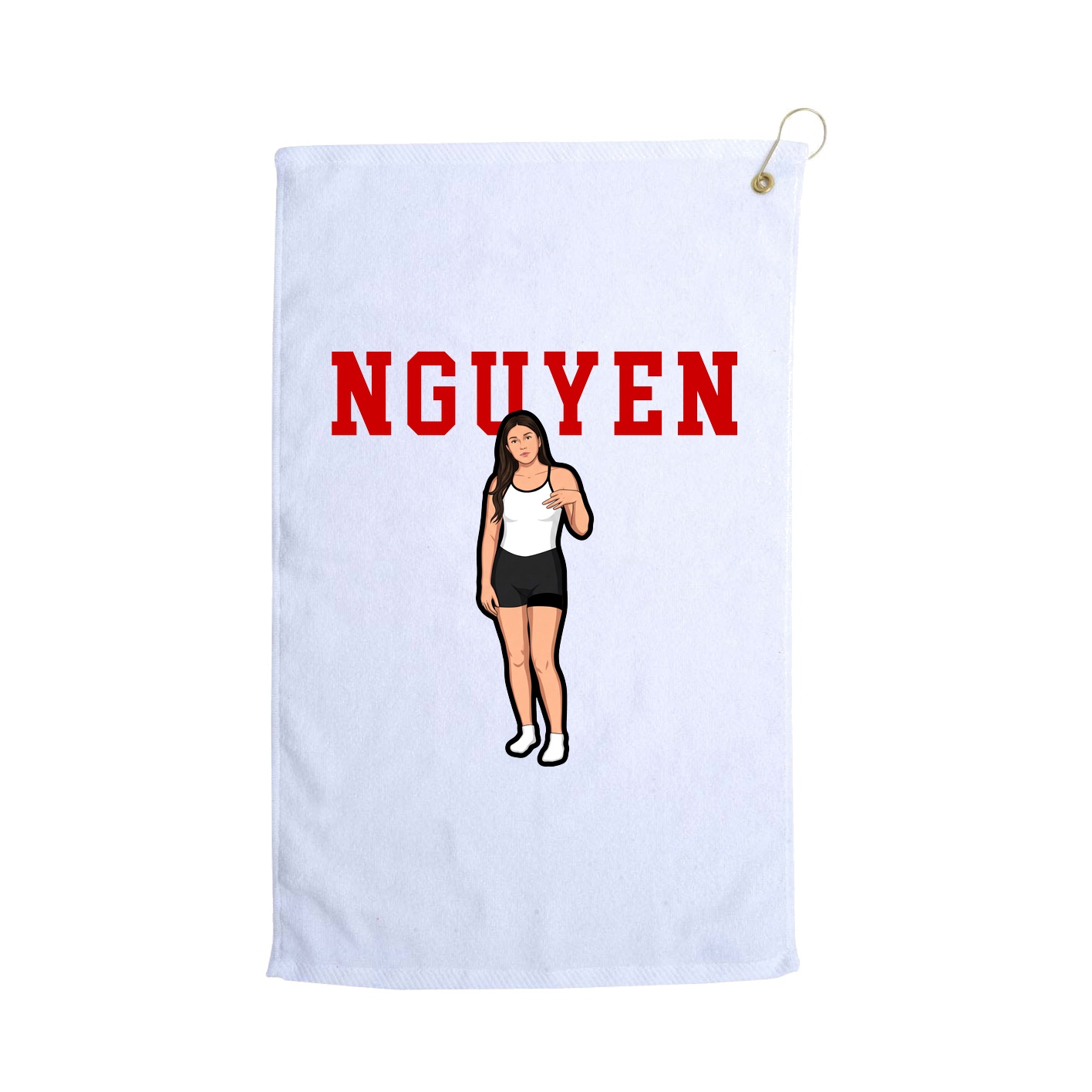 Golf Towel — Shirsey in White