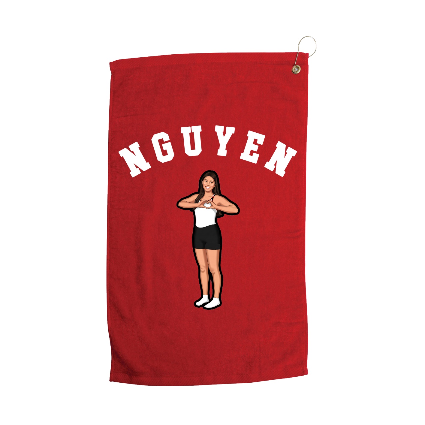 Golf Towel — Shirsey Arch in Red