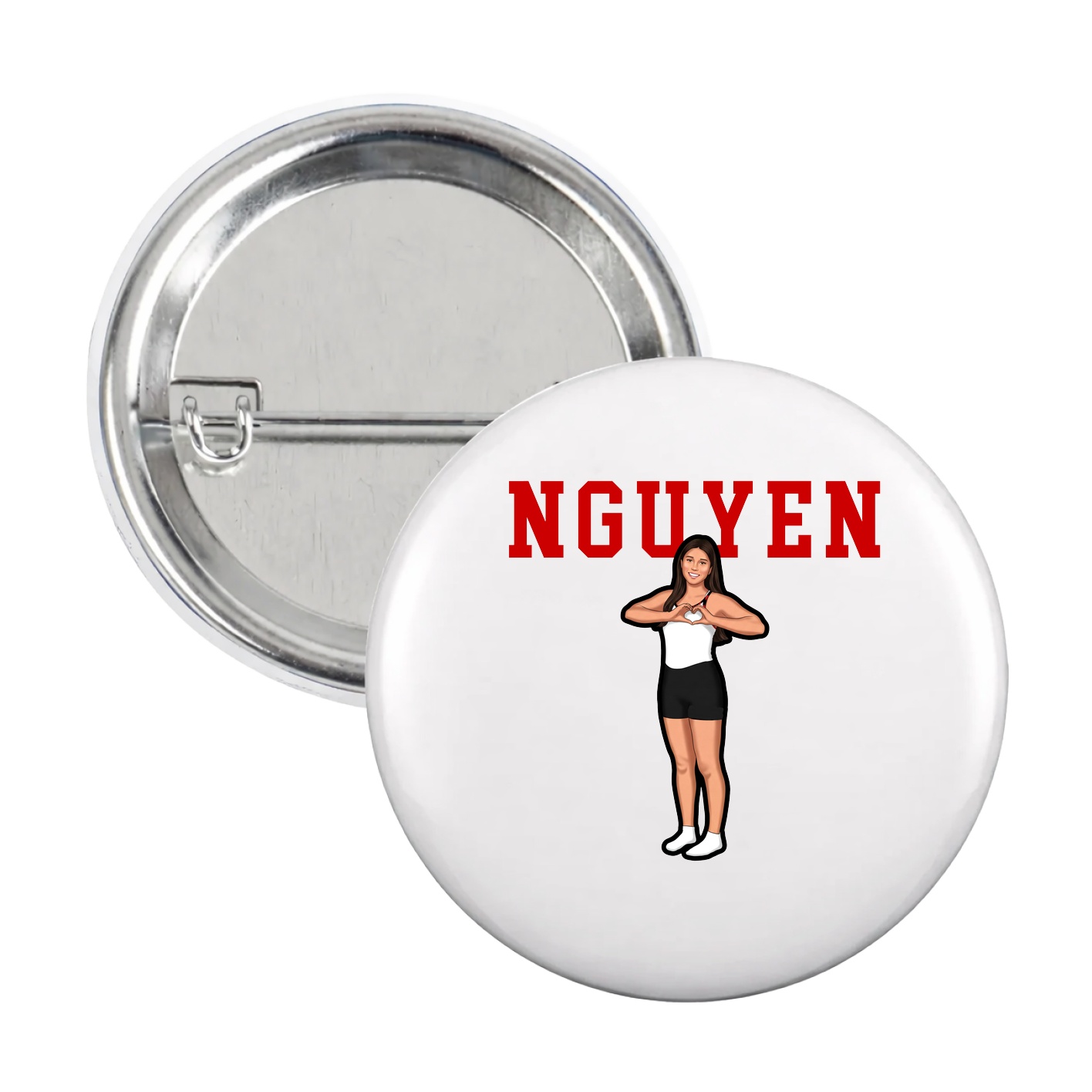 Game Day Button — Shirsey in White