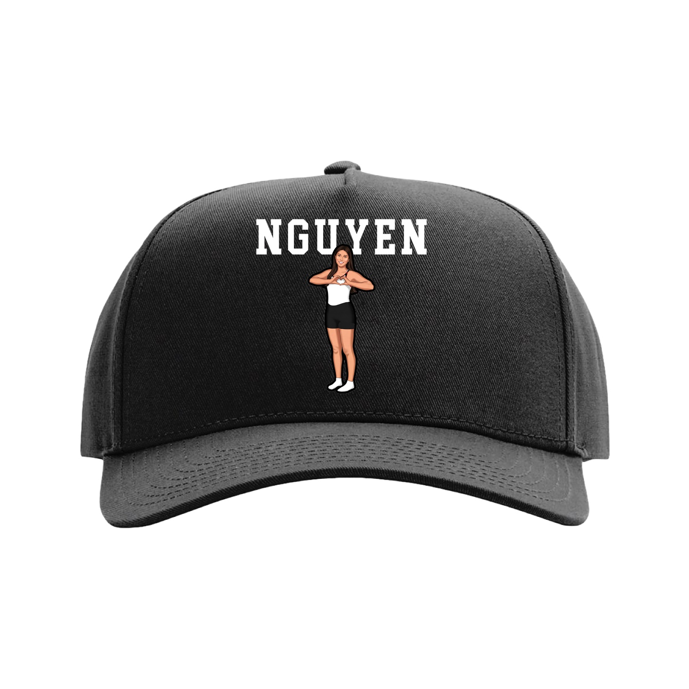 Full Fabric Five-Panel Champ Cap