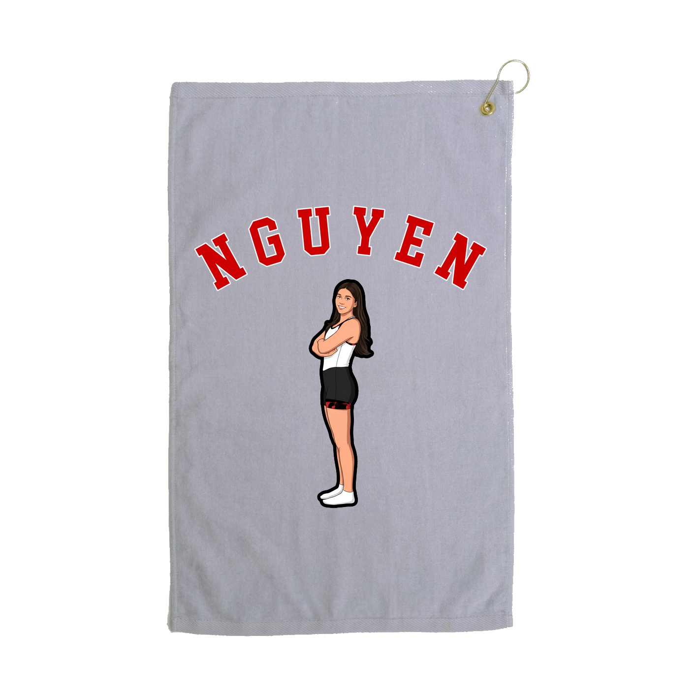Golf Towel — Shirsey Arch in Grey