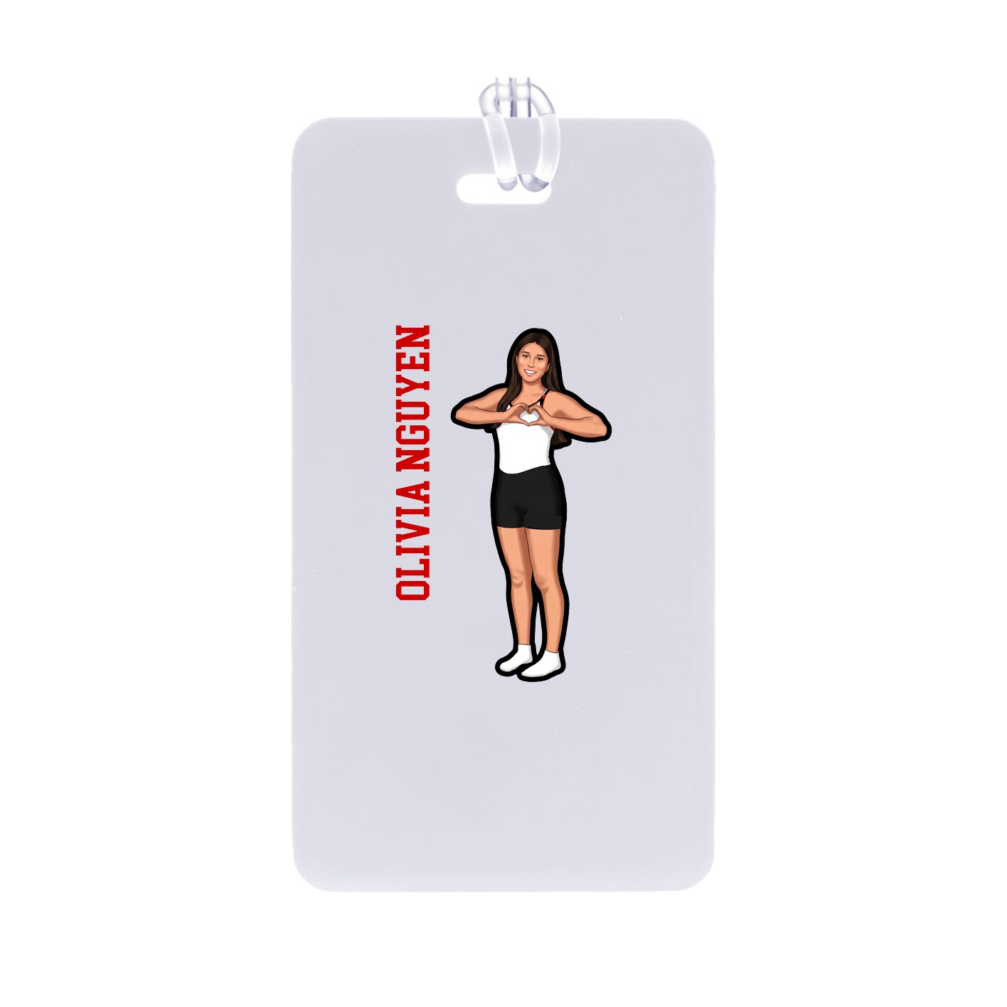 Bag Tag — Name Vertical in Classic
