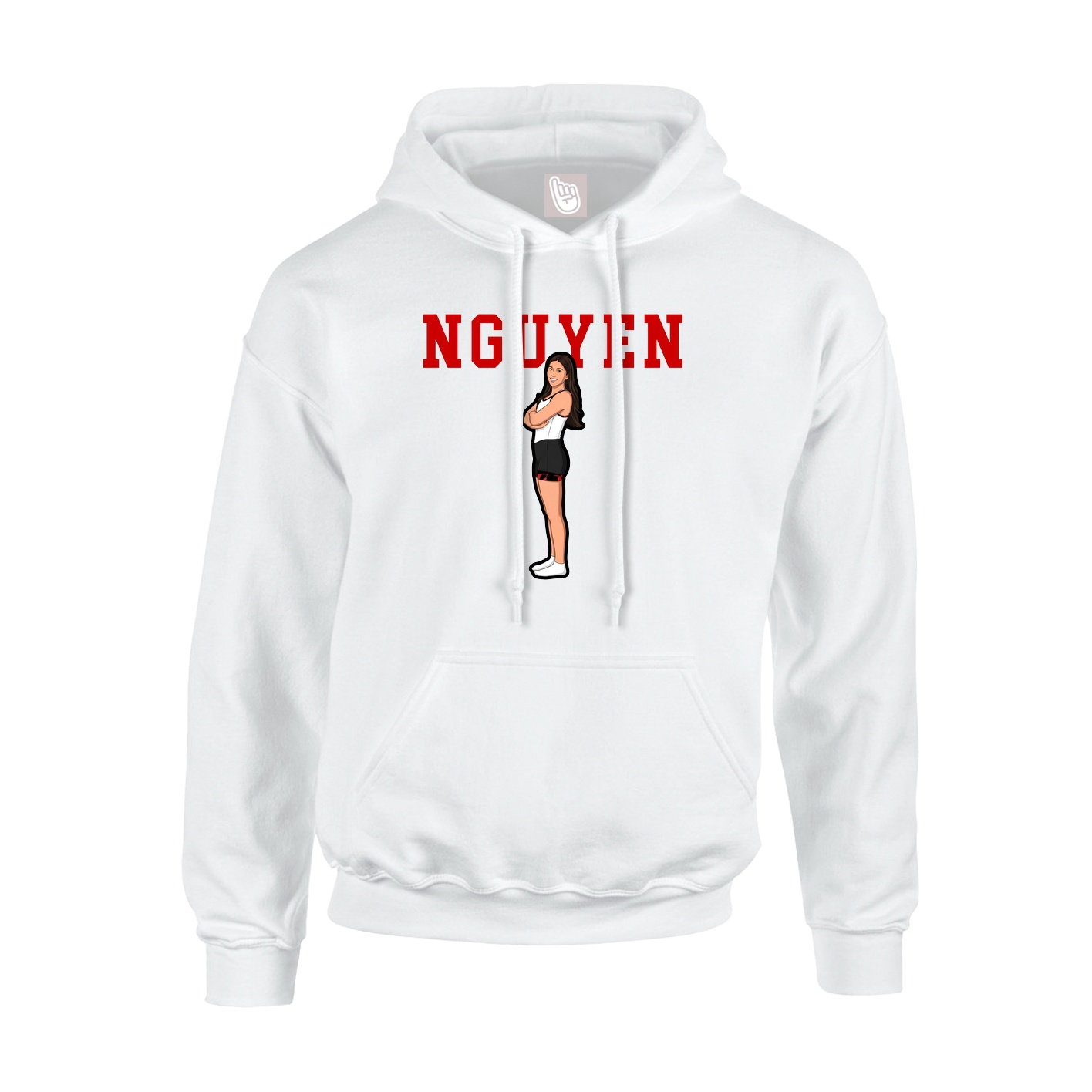 Hoodie — Shirsey in White