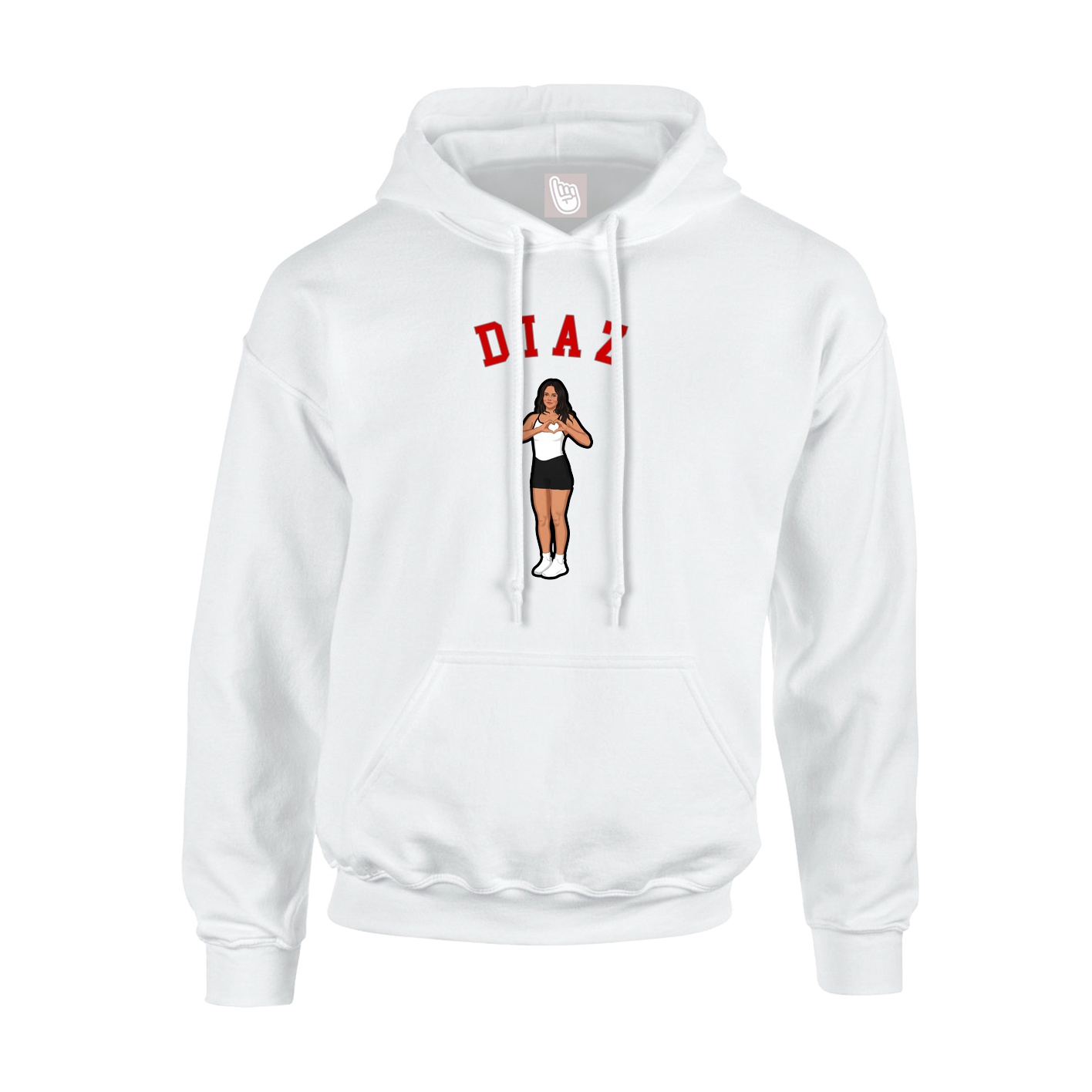 Youth Hoodie — Shirsey Arch in White