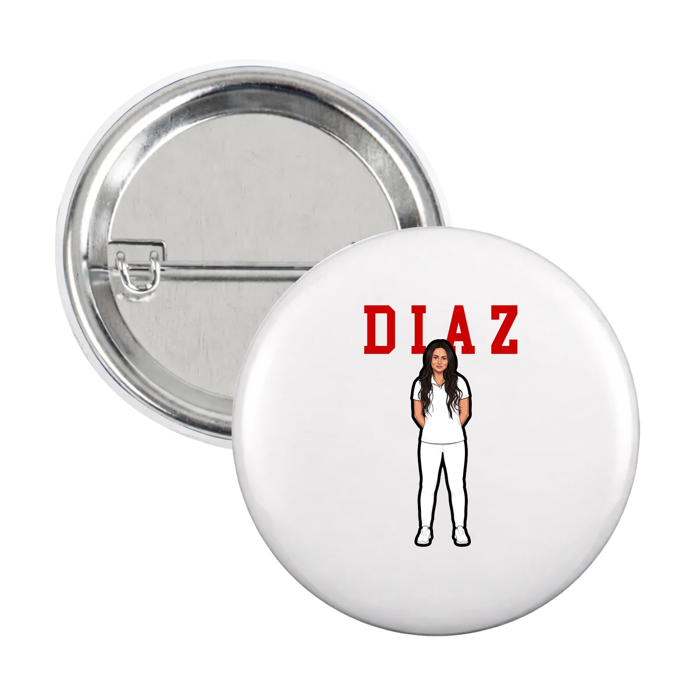 Game Day Button — Shirsey in White