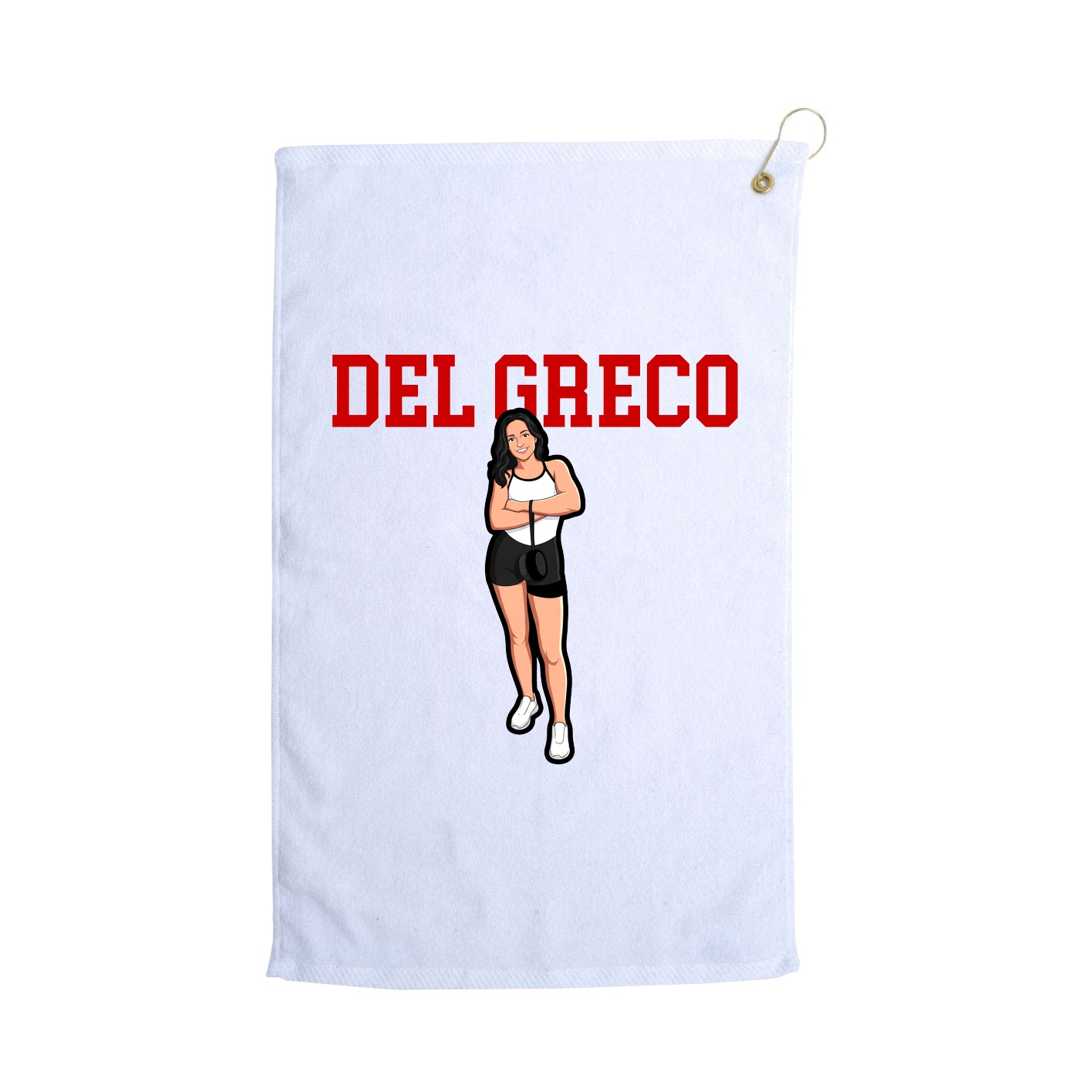 Golf Towel — Shirsey in White