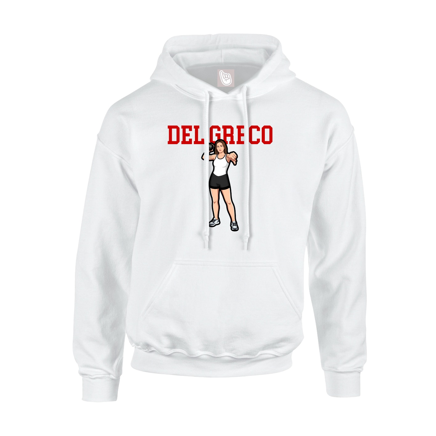 Hoodie — Shirsey in White