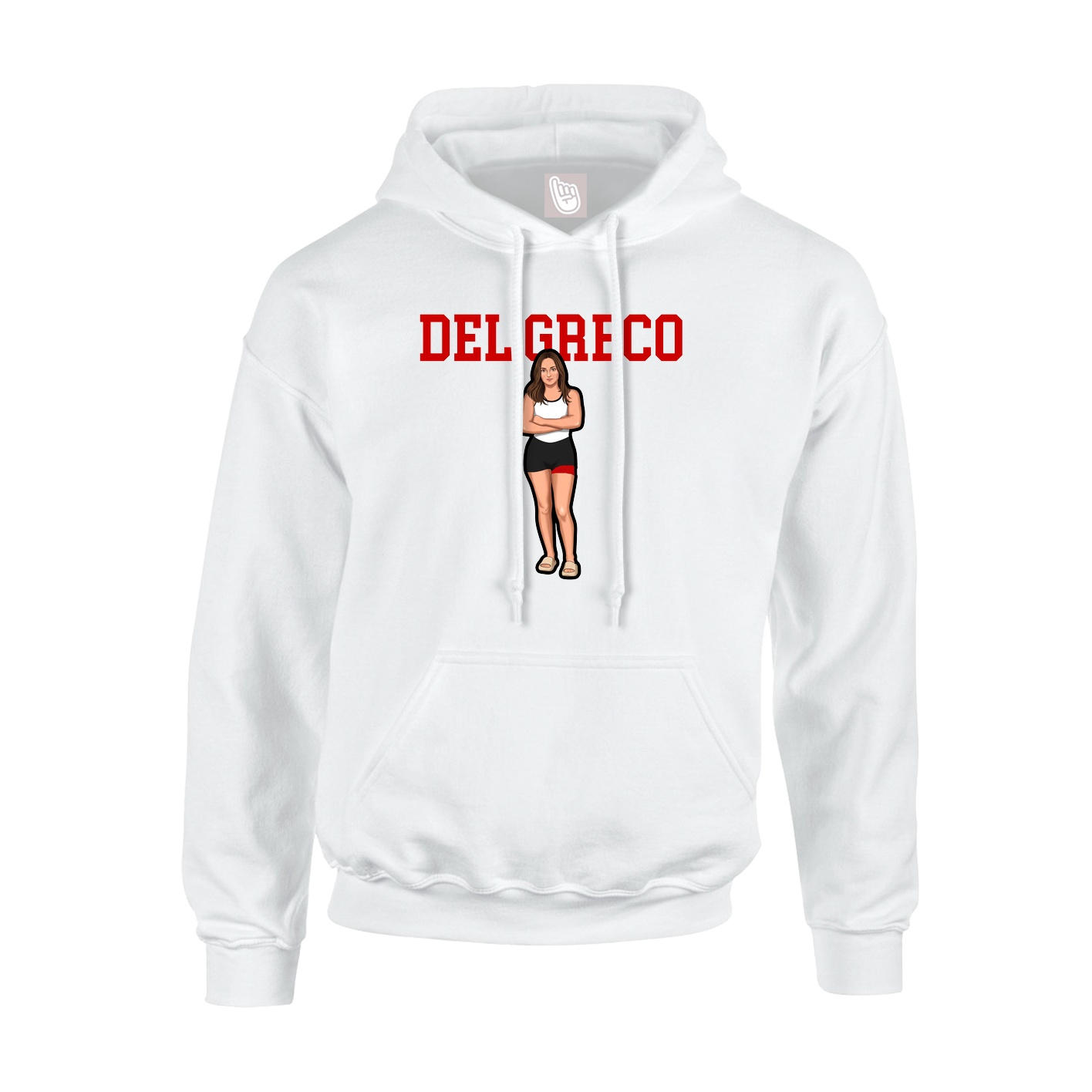 Youth Hoodie — Shirsey in White