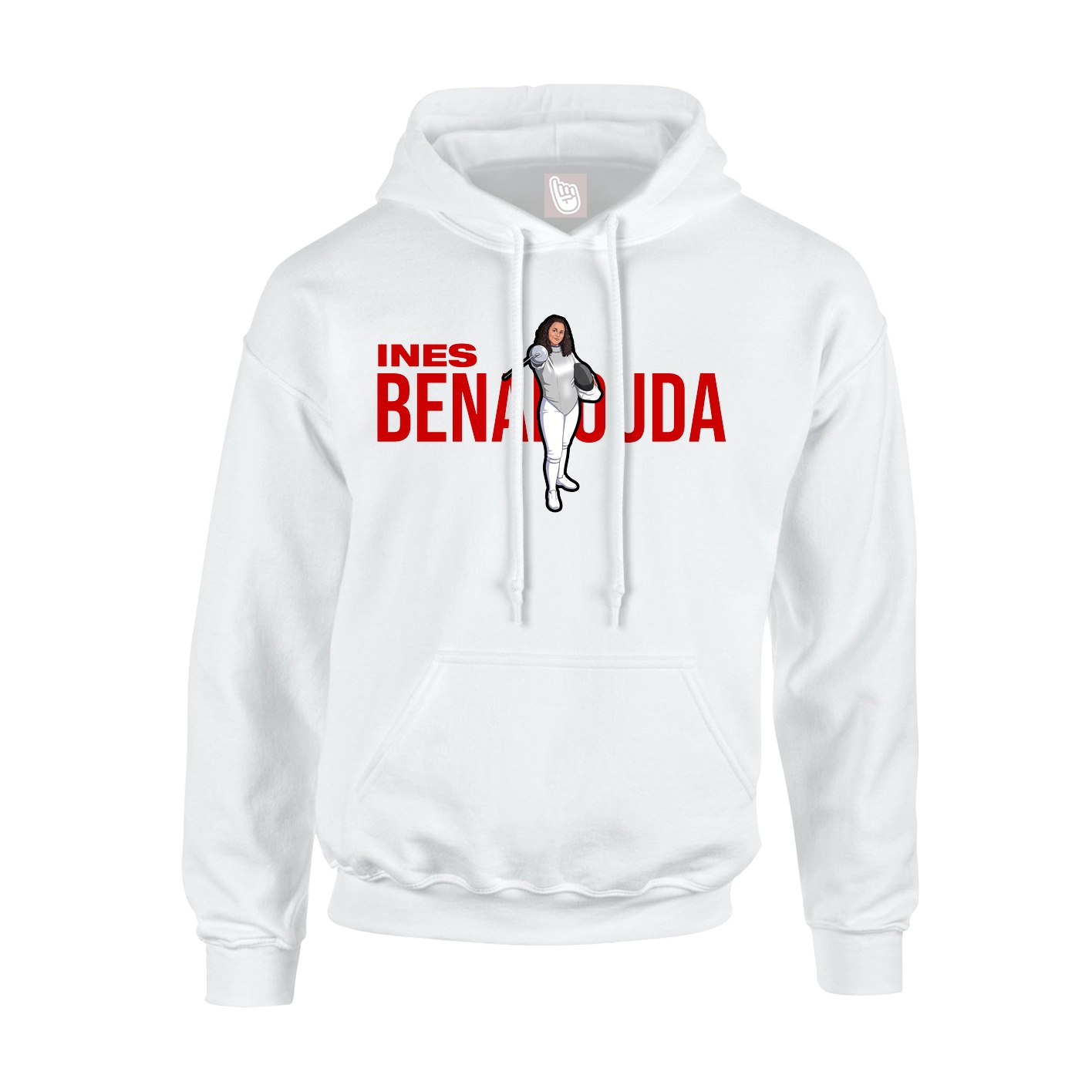 Hoodie — Player Name in White