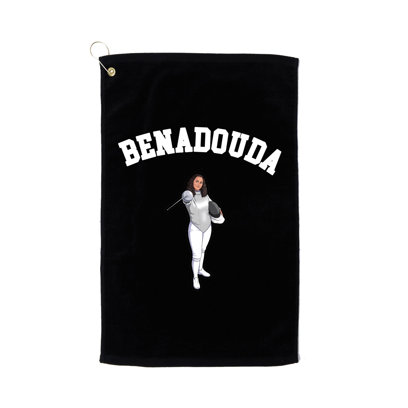 Golf Towel — Shirsey Arch in Black