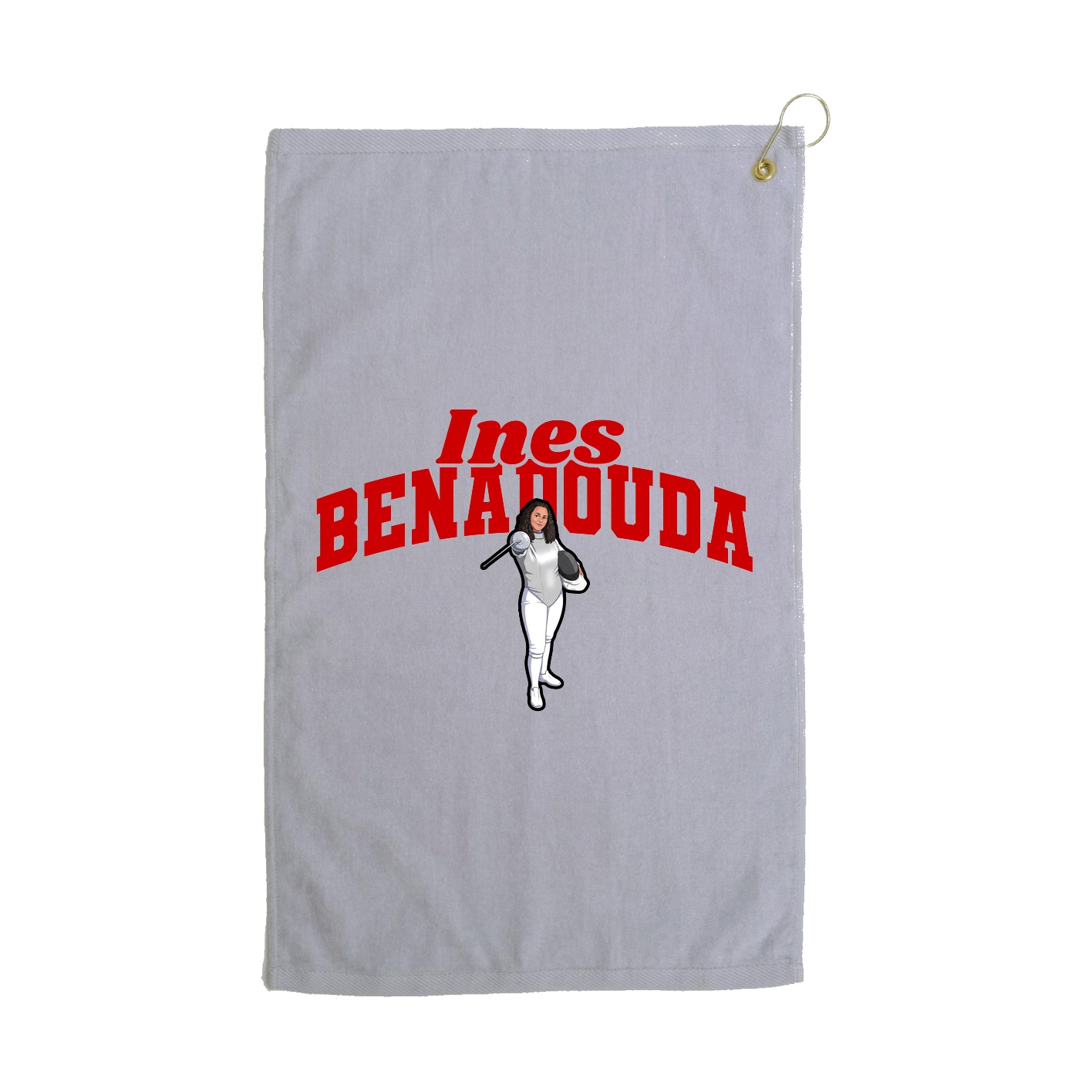 Golf Towel — Signature Arch in Grey