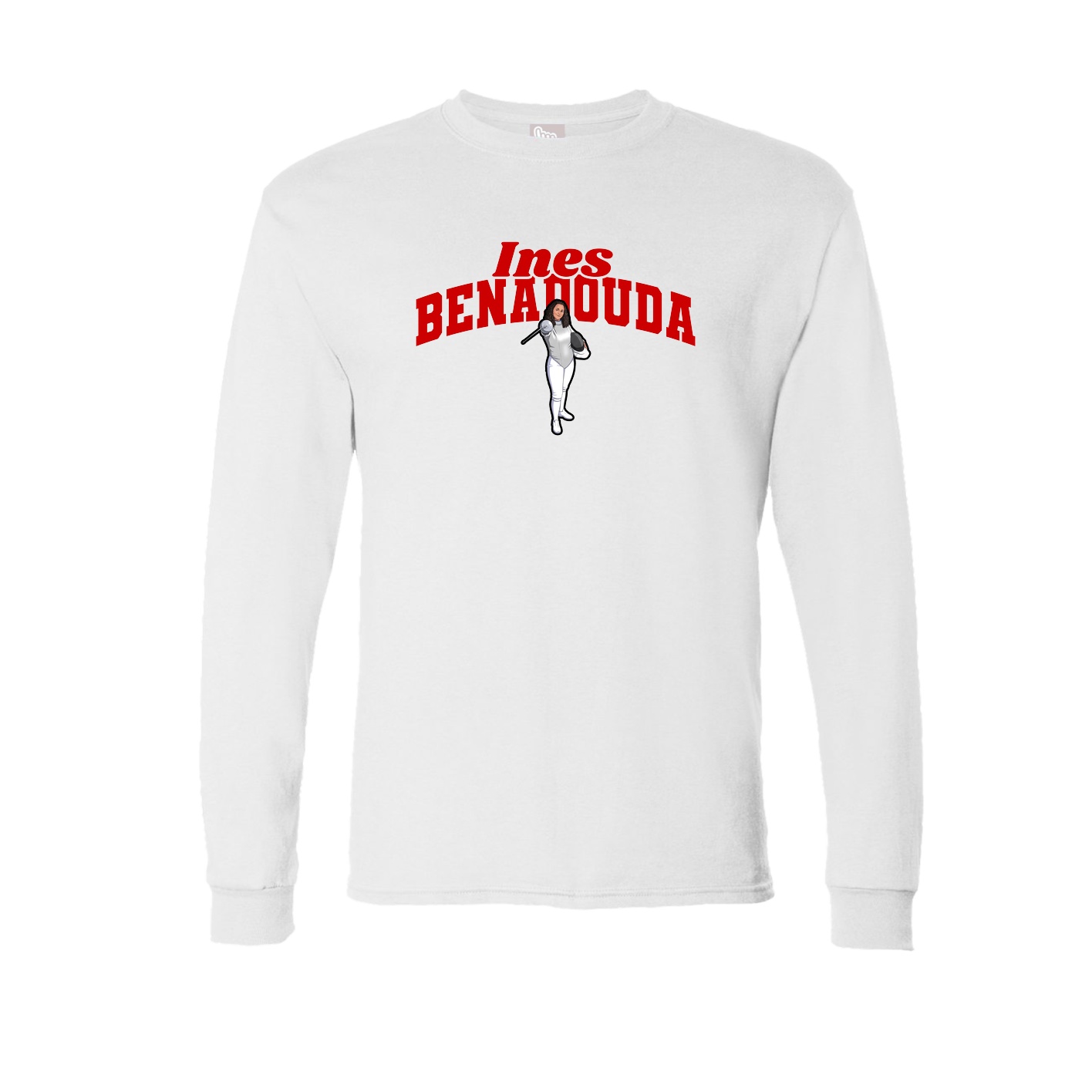 Long Sleeve Tee — Signature Arch in White
