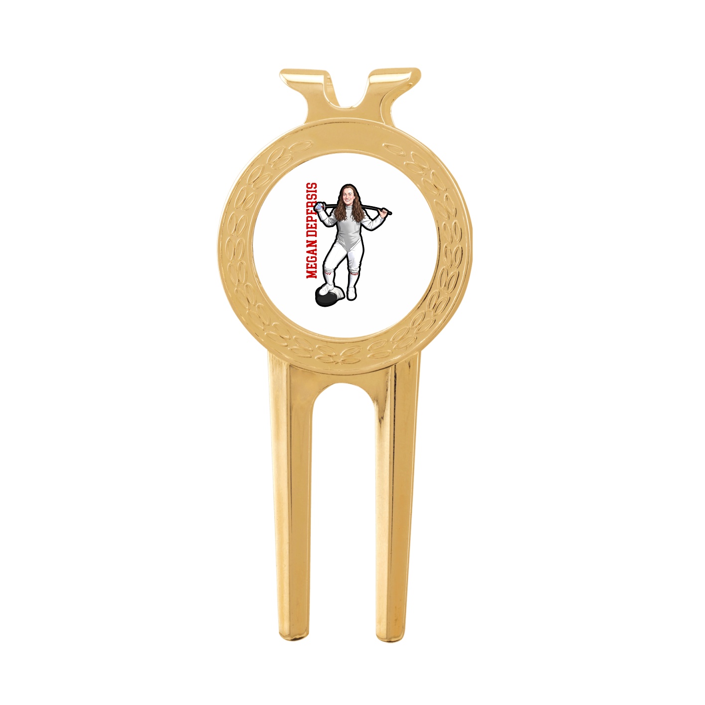 Divot Tool with Ball Marker — Name Vertical in Classic