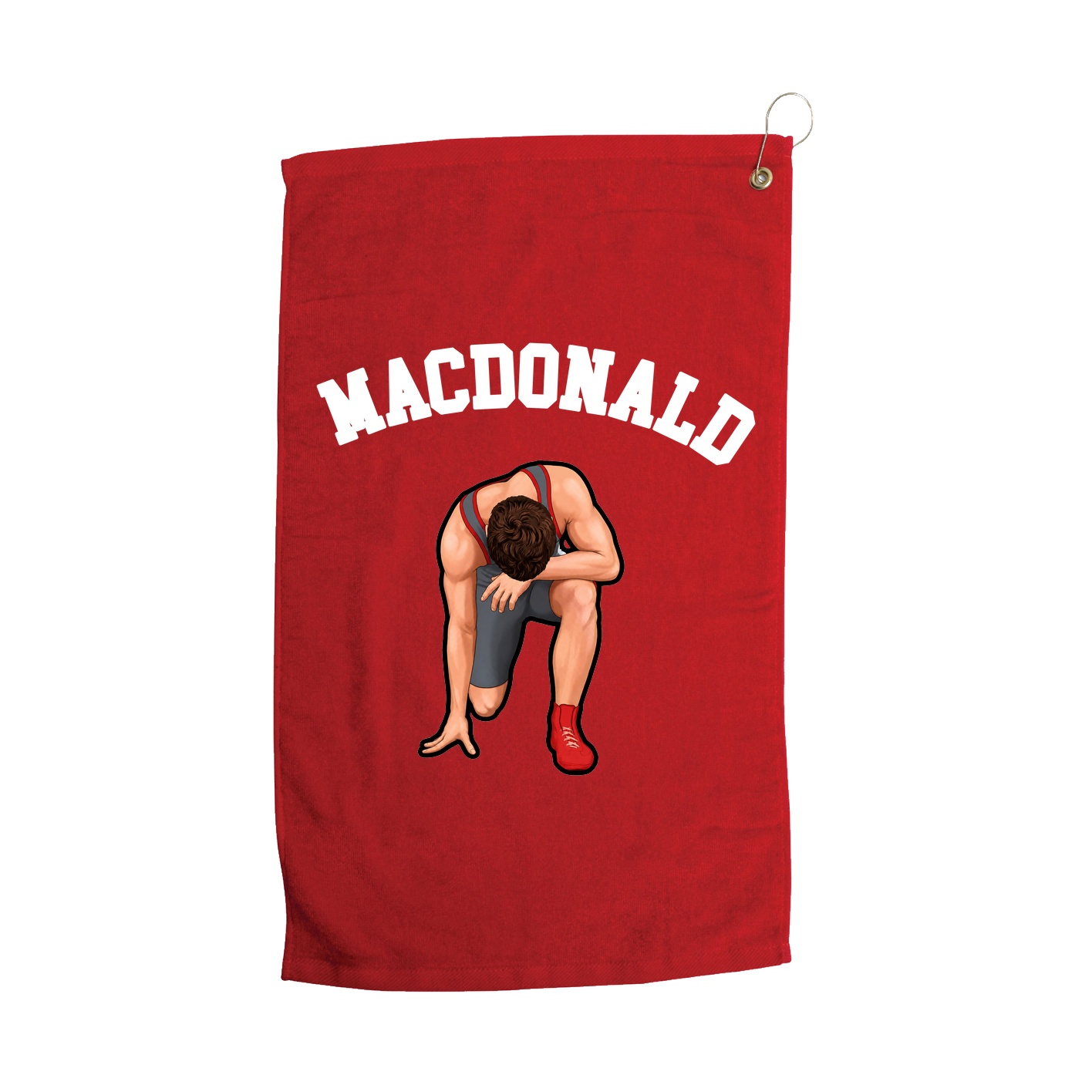 Golf Towel — Shirsey Arch in Red