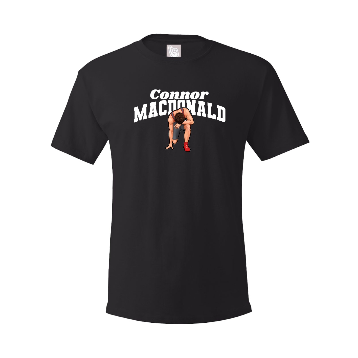 Youth Tee — Signature Arch in Black
