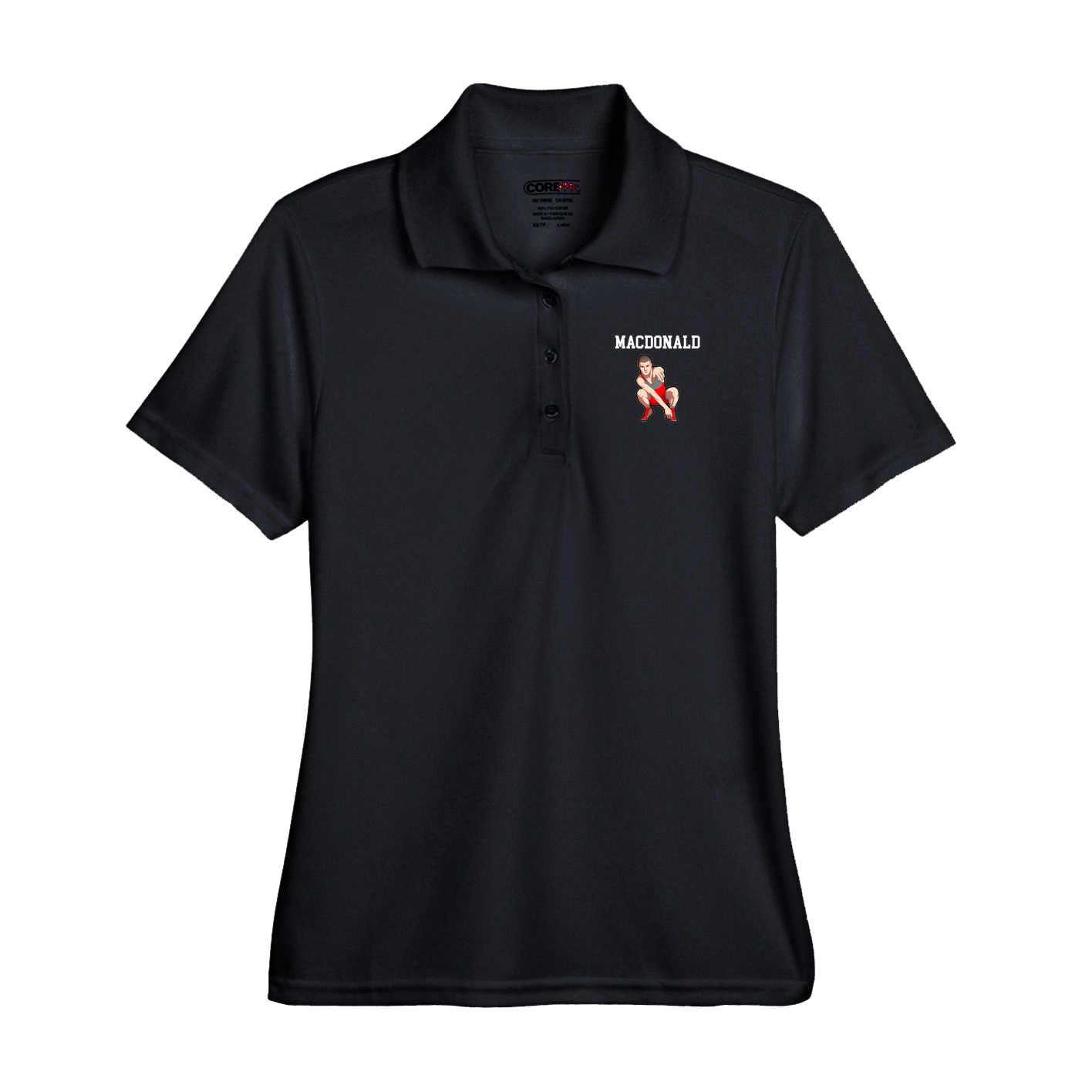Performance Polo — Shirsey in Black
