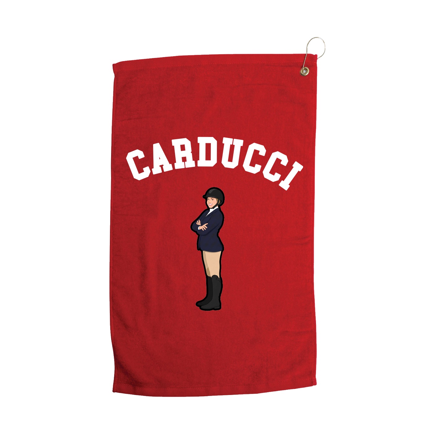 Golf Towel — Shirsey Arch in Red
