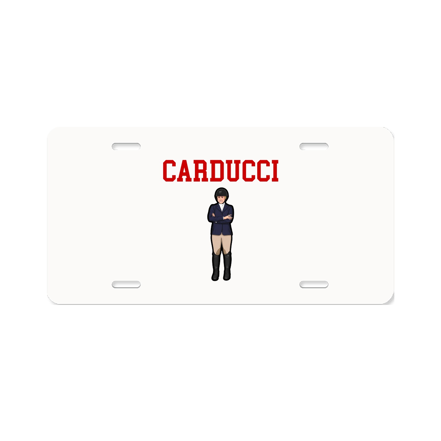 License Plate — Shirsey in Classic
