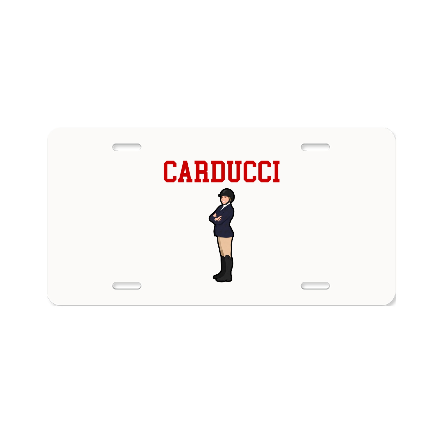 License Plate — Shirsey in Classic
