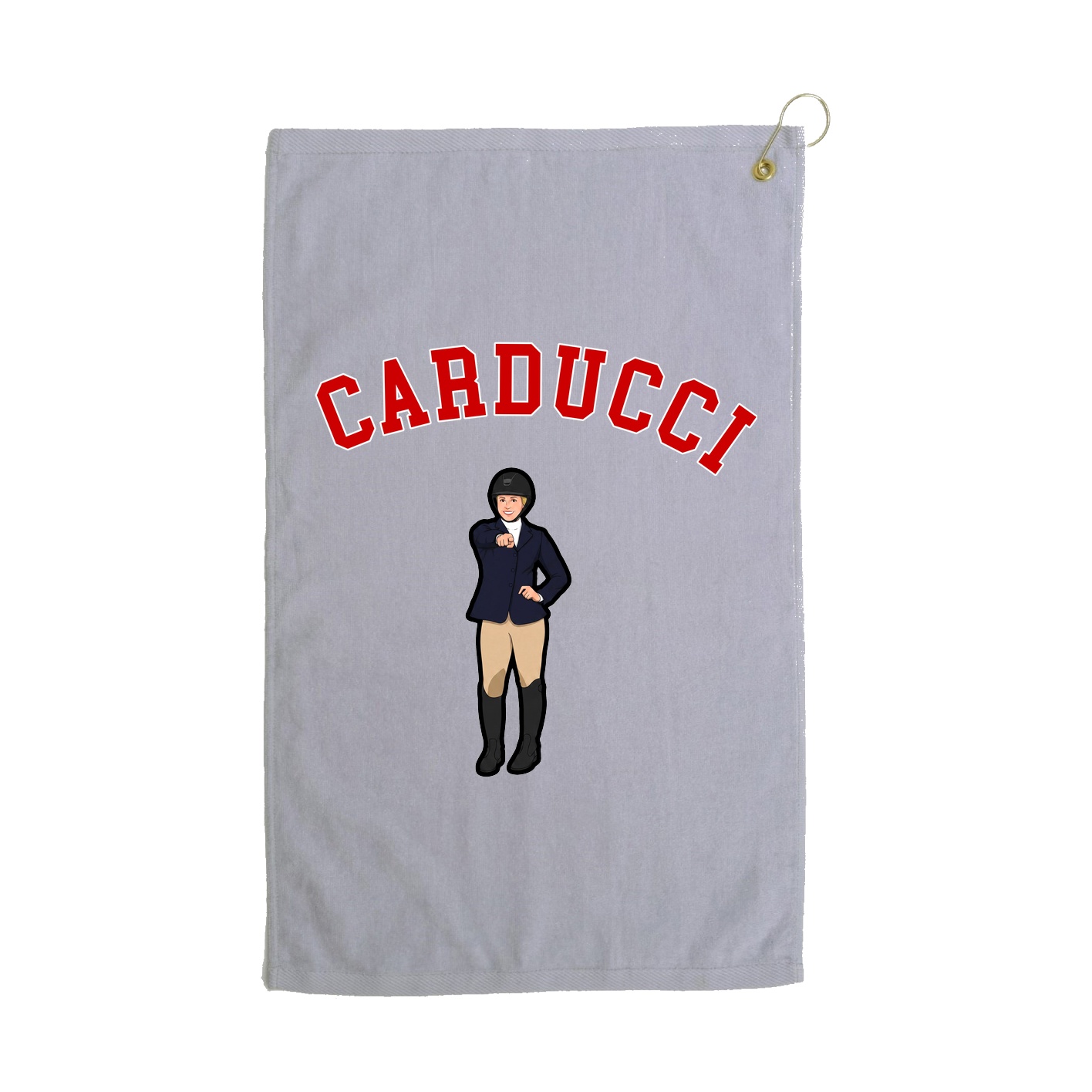 Golf Towel — Shirsey Arch in Grey