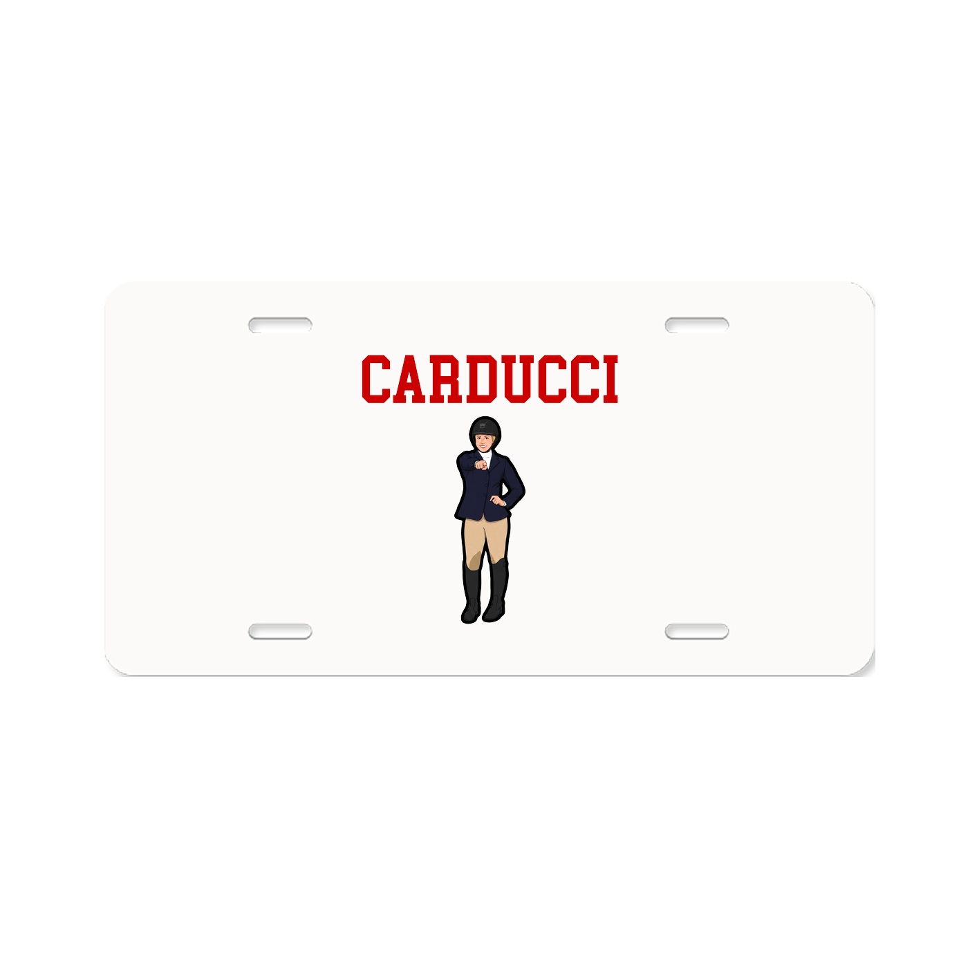License Plate — Shirsey in Classic