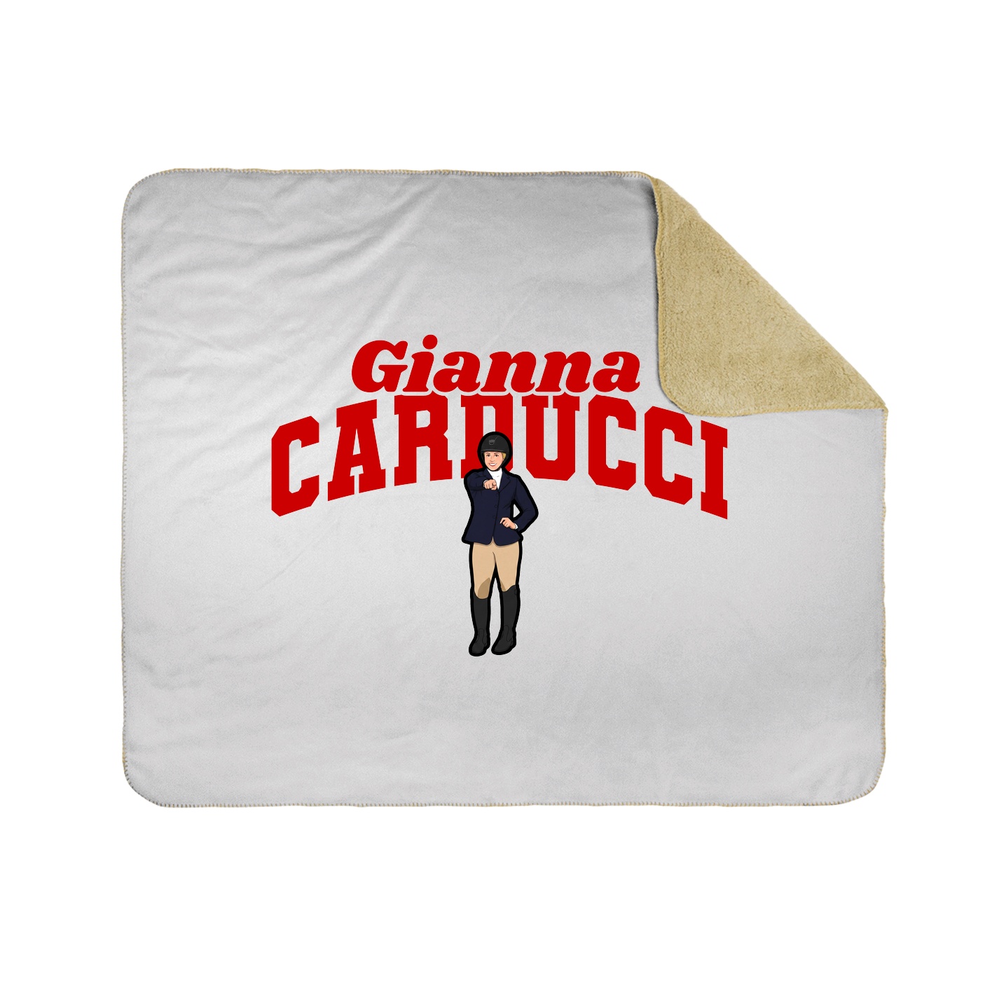 Throw Blanket — Signature Arch in White