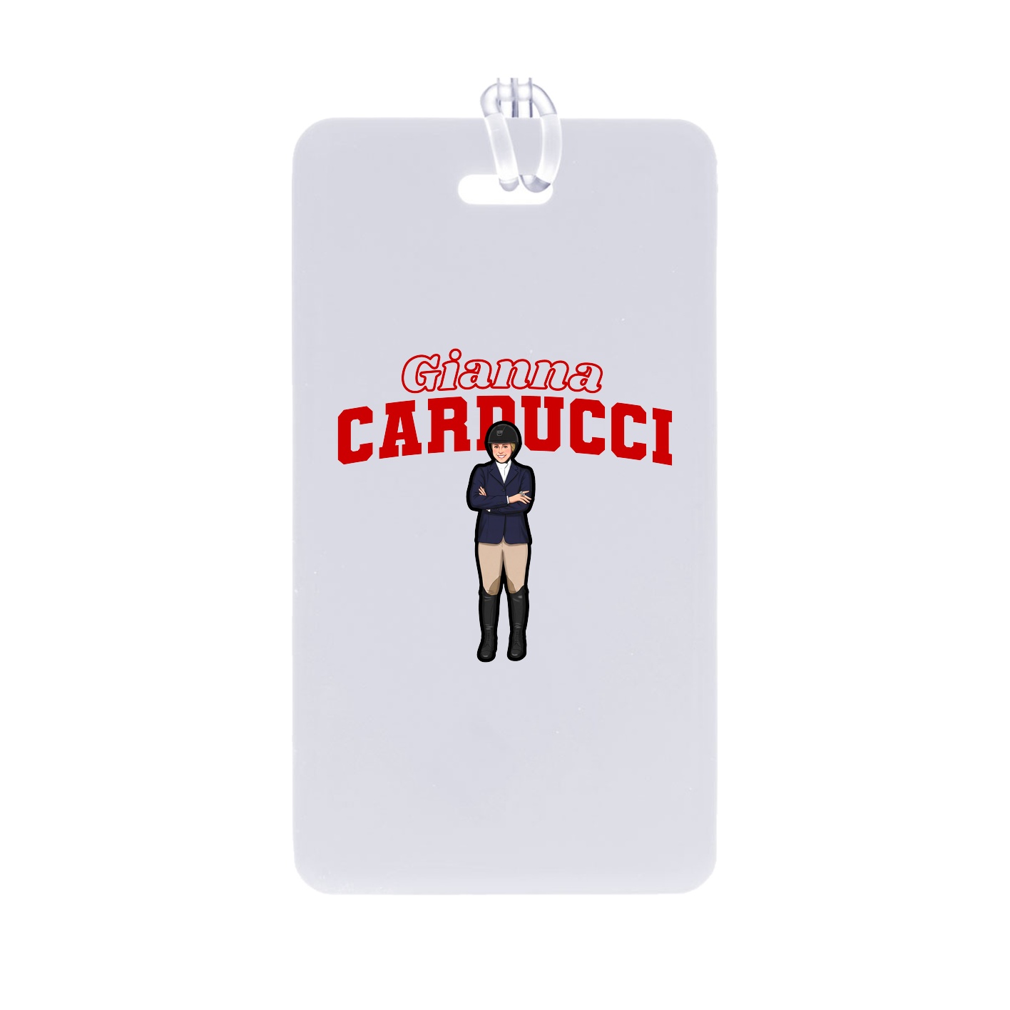 Bag Tag — Name Arch in Classic