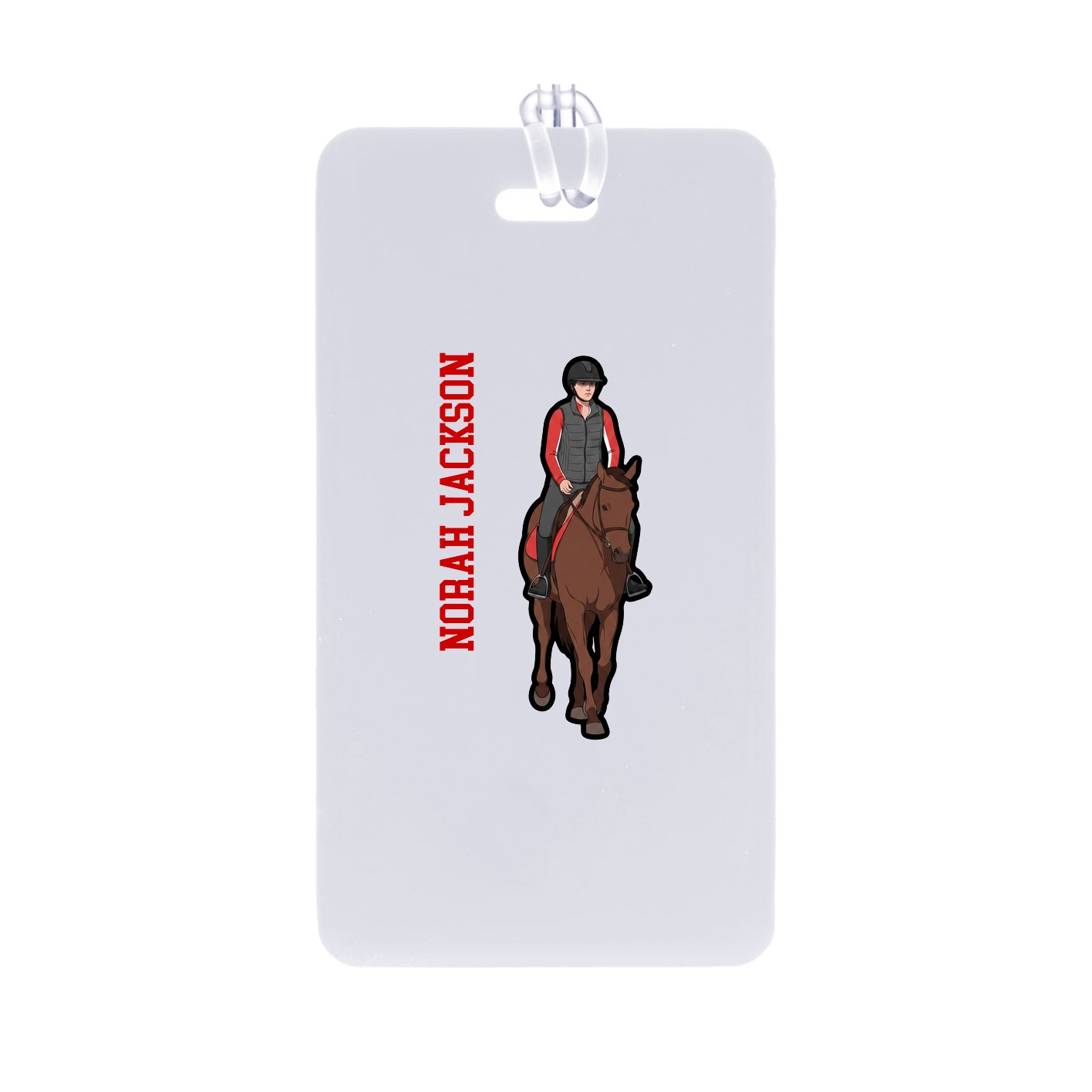 Bag Tag — Name Vertical in Classic