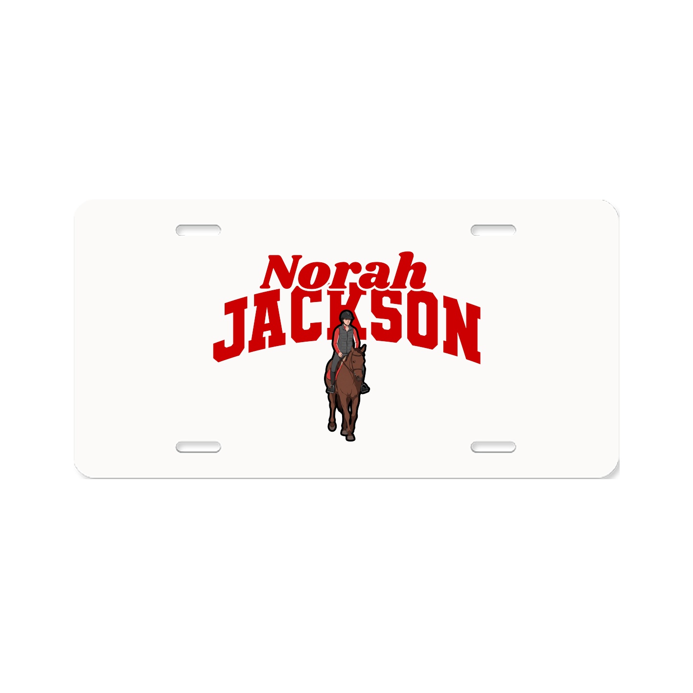 License Plate — Signature Arch in Classic