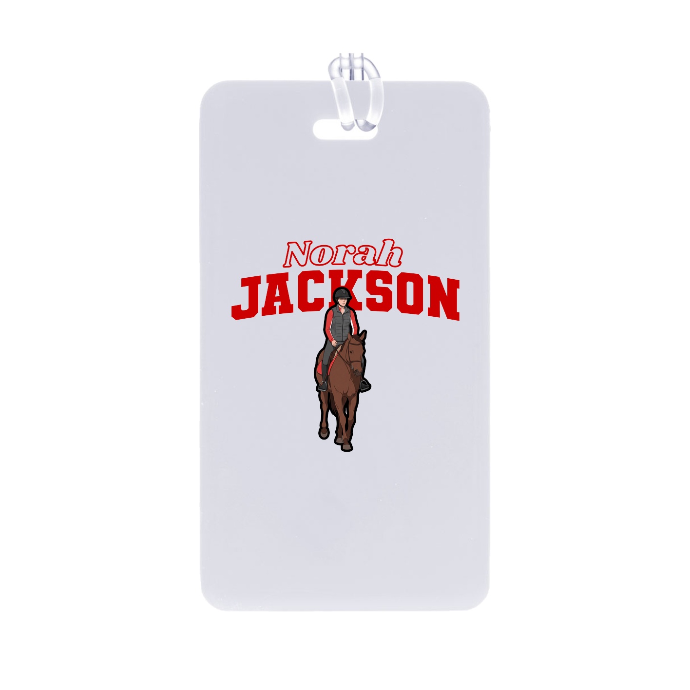 Bag Tag — Name Arch in Classic