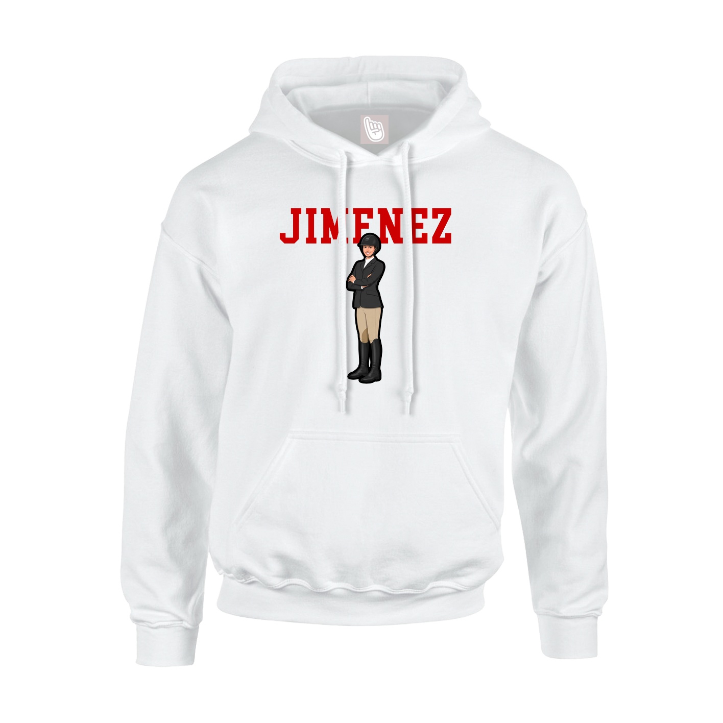 Youth Hoodie — Shirsey in White