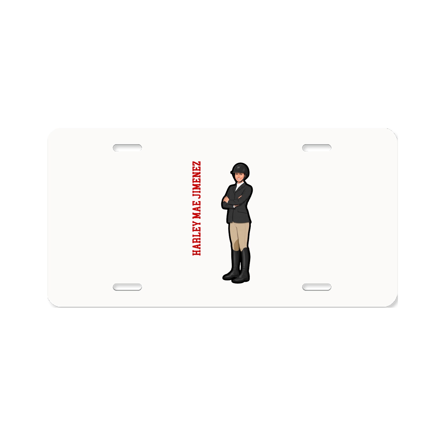Aluminum License Plate