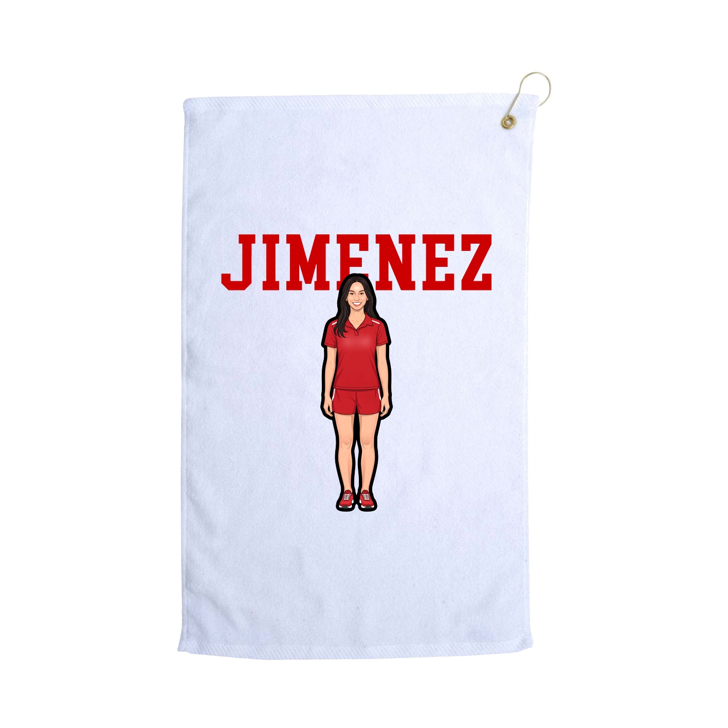 Golf Towel — Shirsey in White