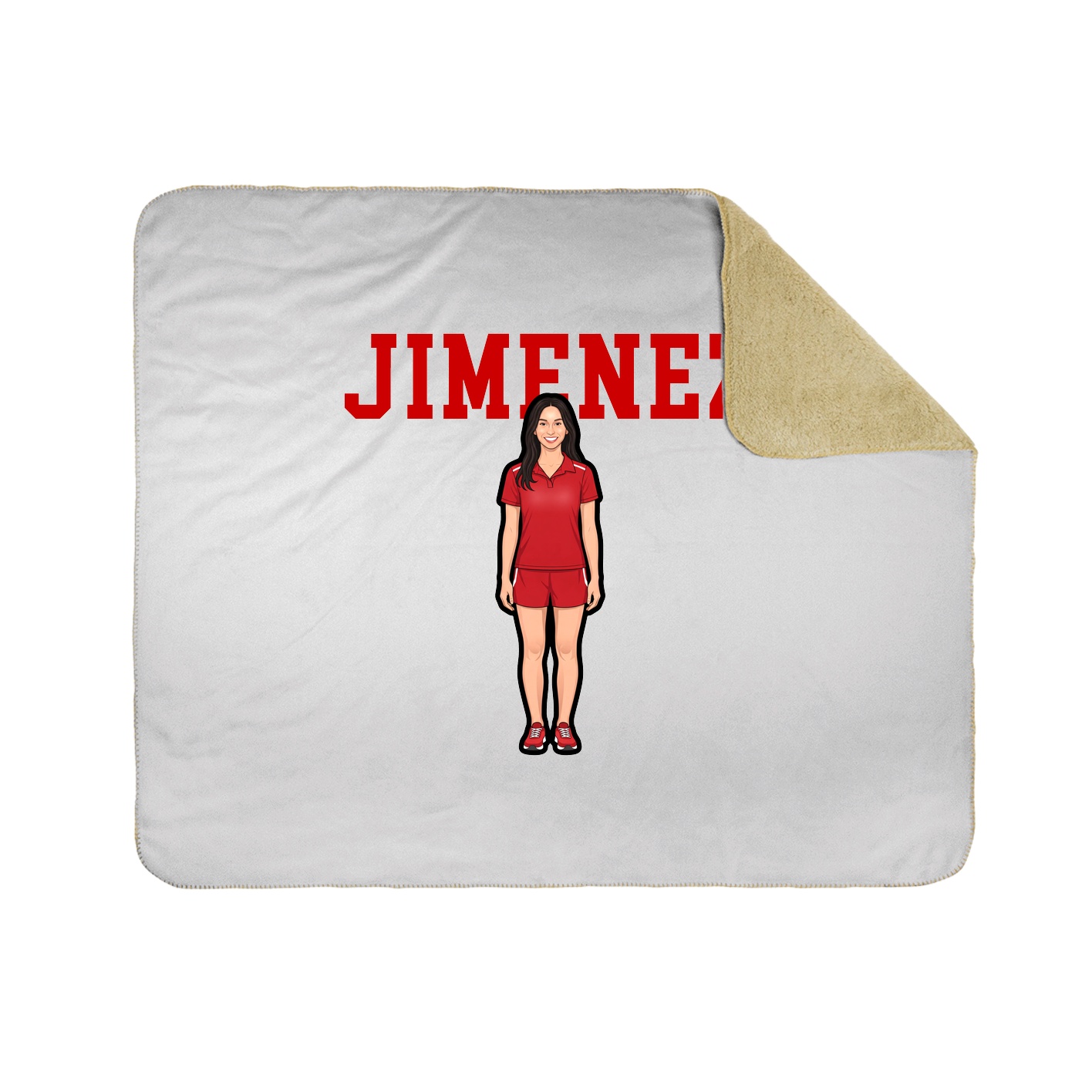 Throw Blanket — Shirsey in White
