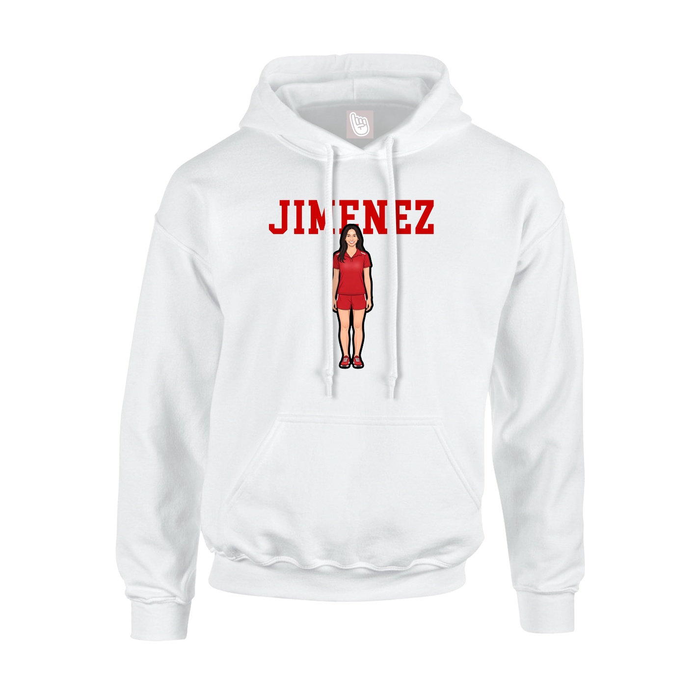 Hoodie — Shirsey in White