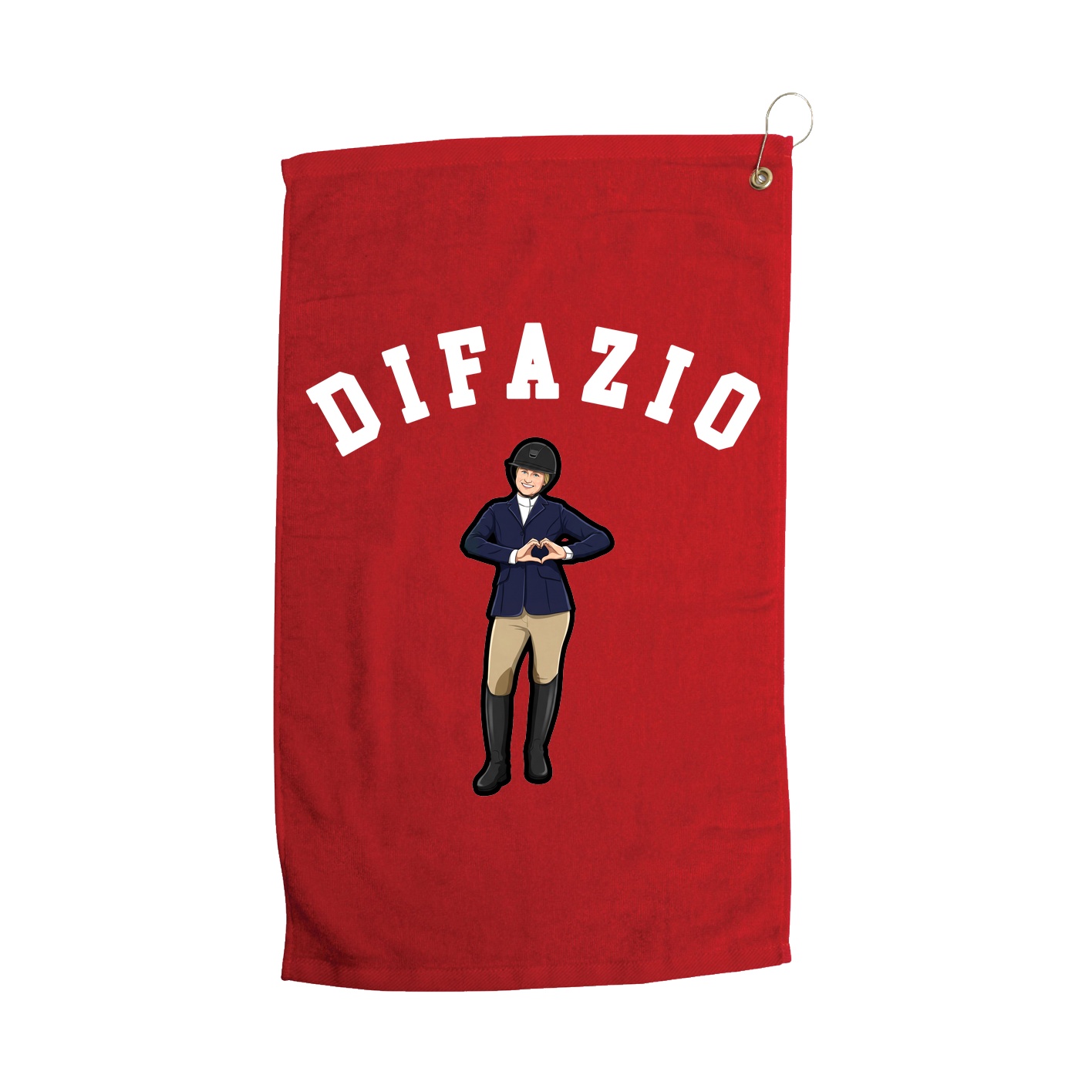Golf Towel — Shirsey Arch in Red