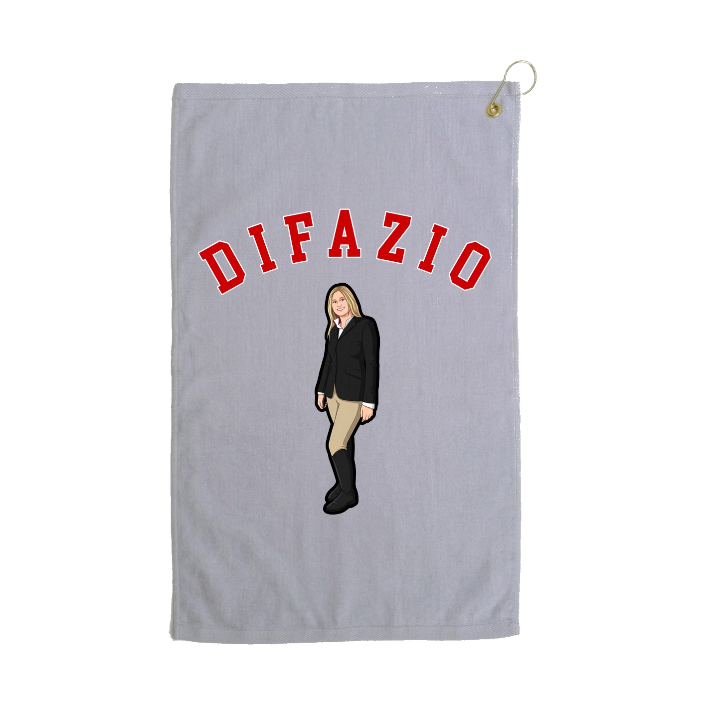 Golf Towel — Shirsey Arch in Grey