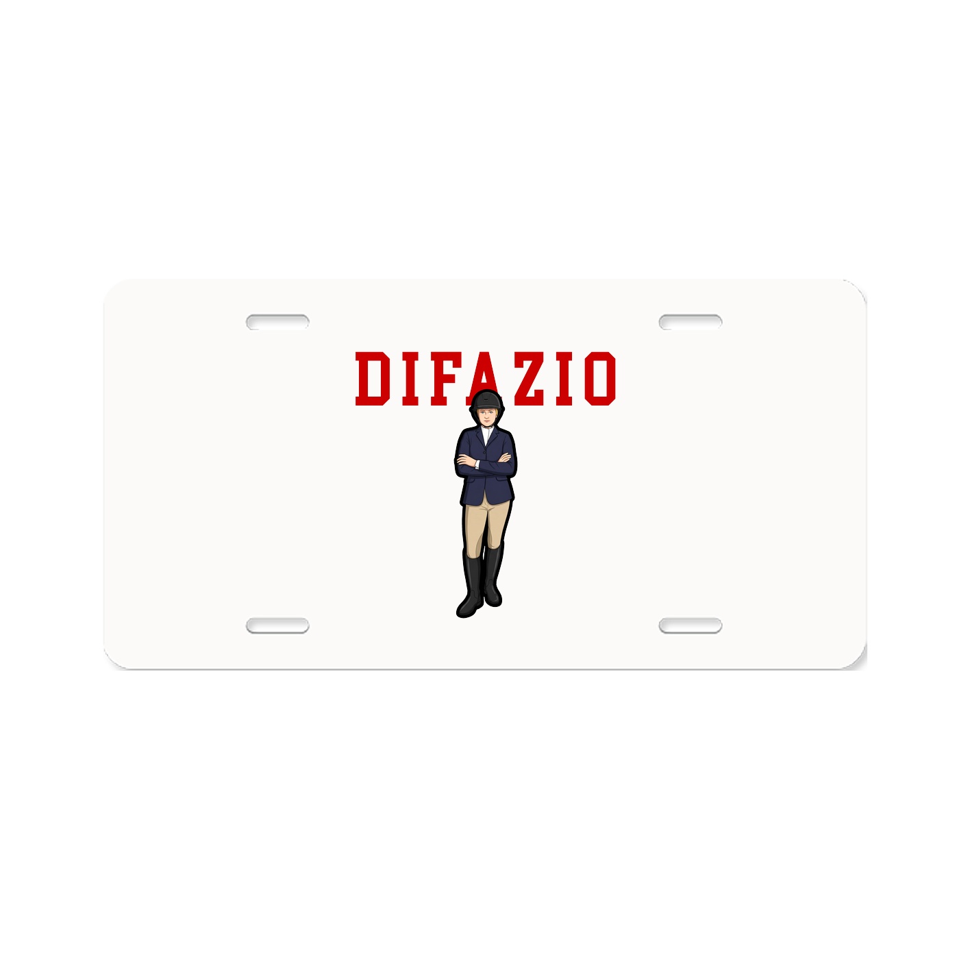 License Plate — Shirsey in Classic