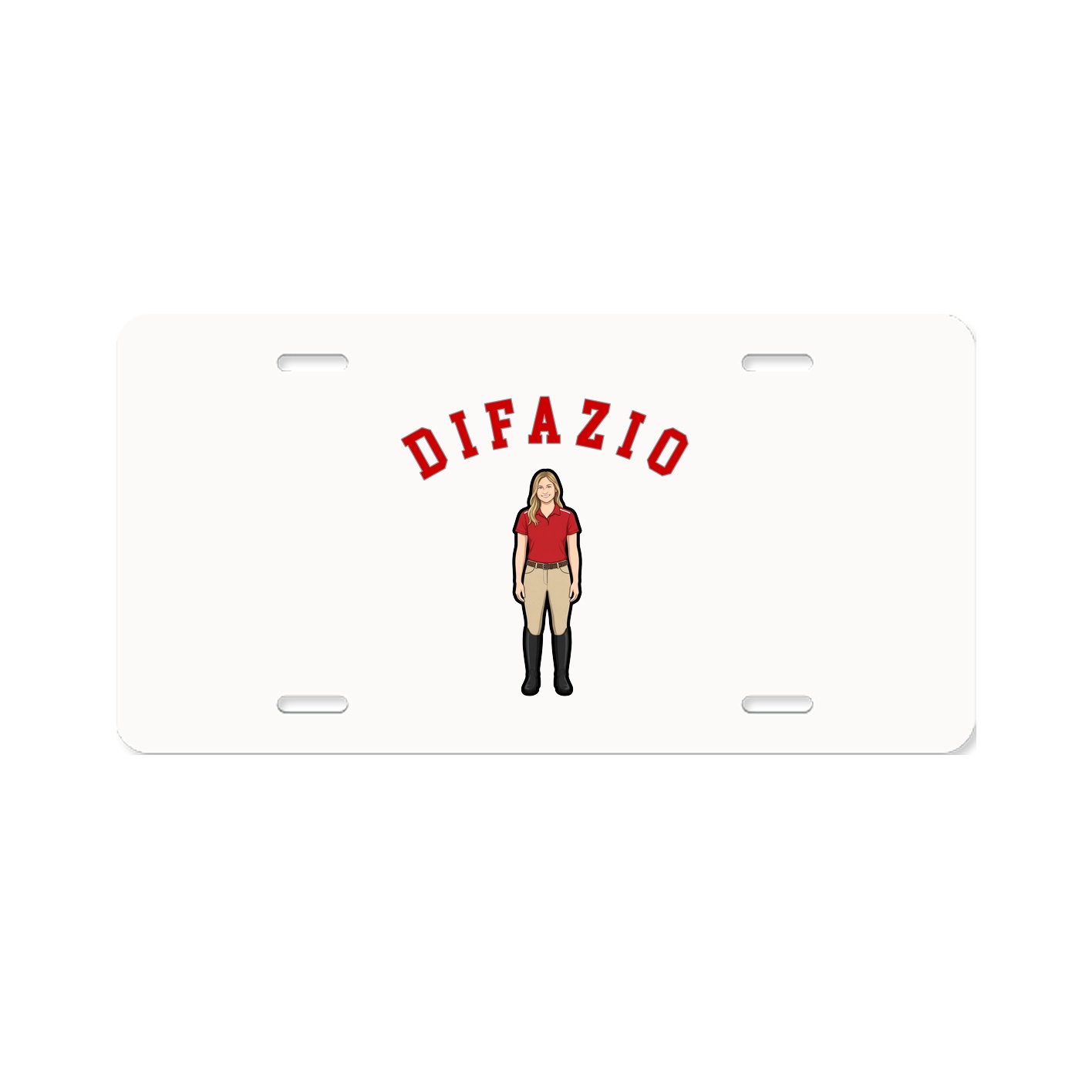 License Plate — Shirsey Arch in Classic