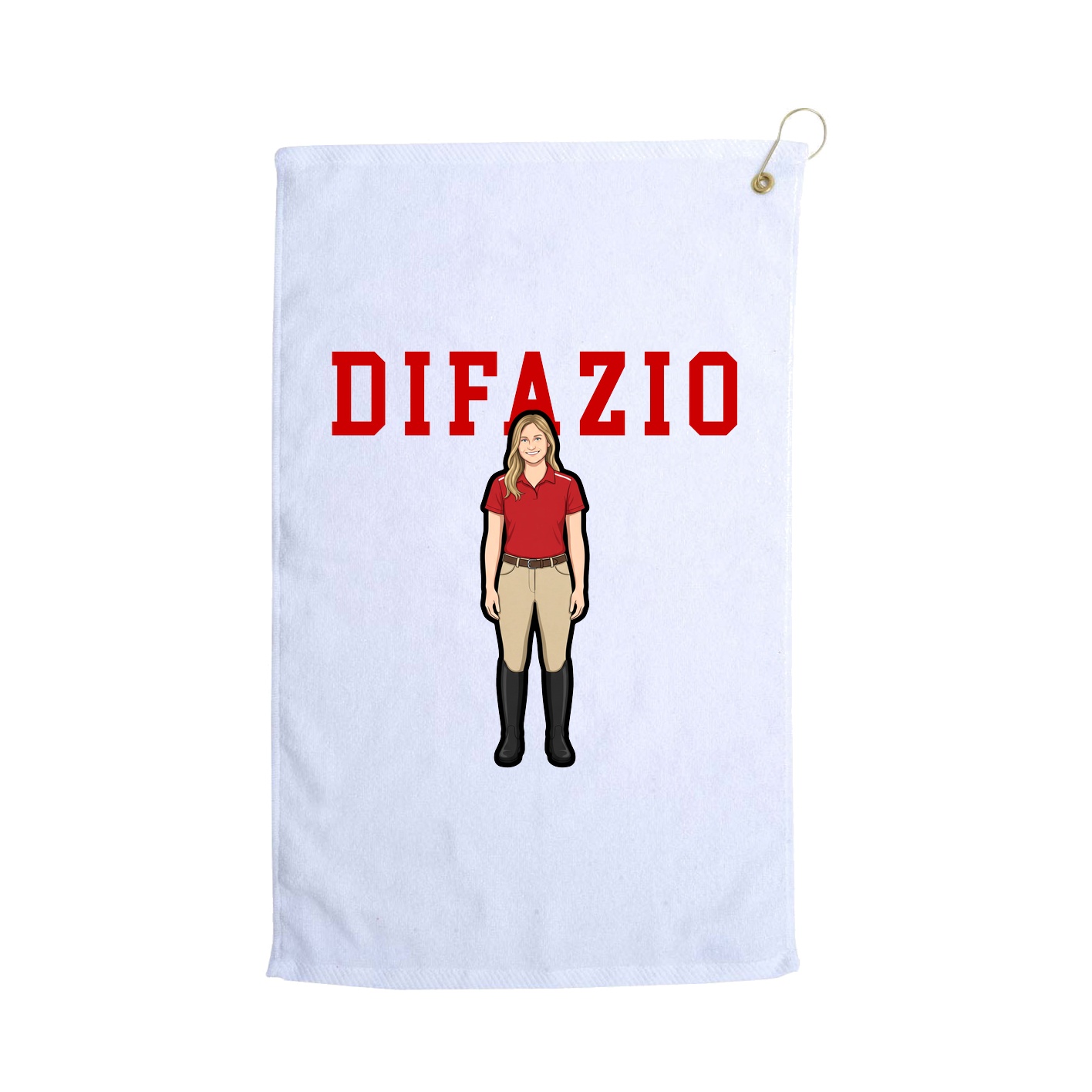 Golf Towel — Shirsey in White