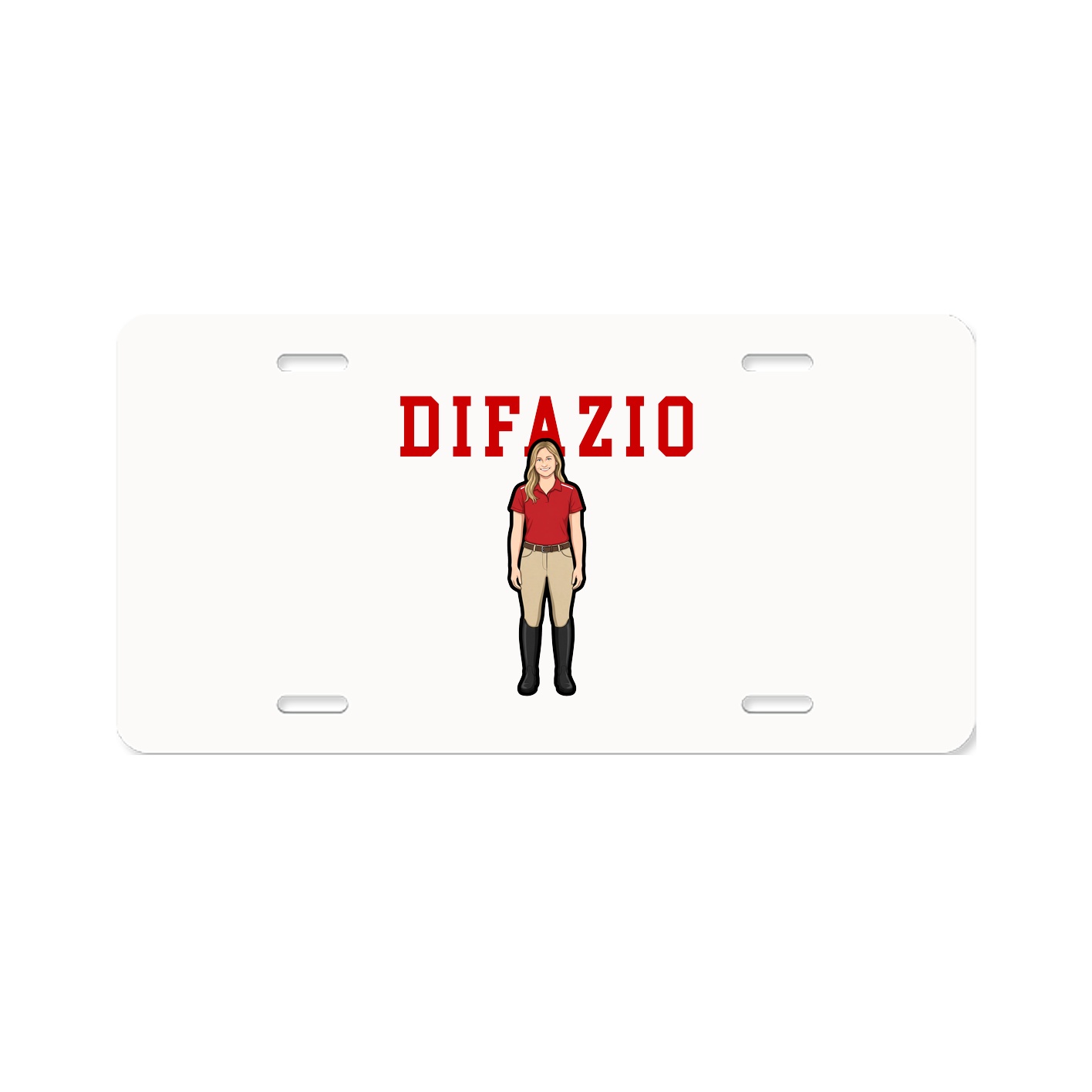 License Plate — Shirsey in Classic